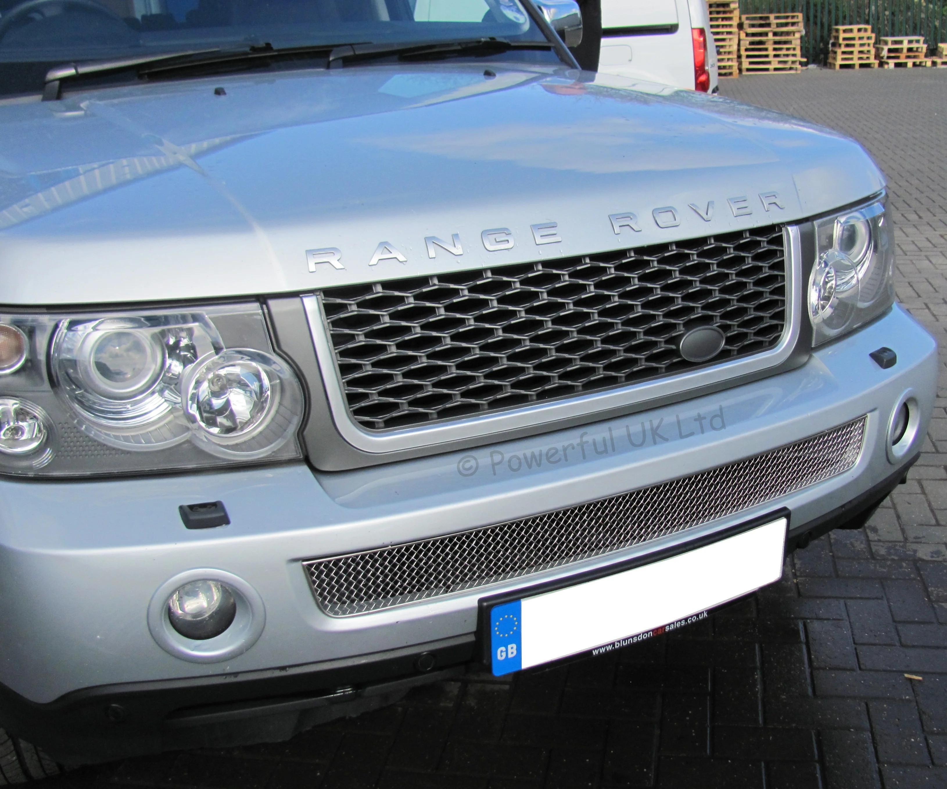 Front Grille - Grey/Silver/Grey for Range Rover Sport 05-09 - Image 4