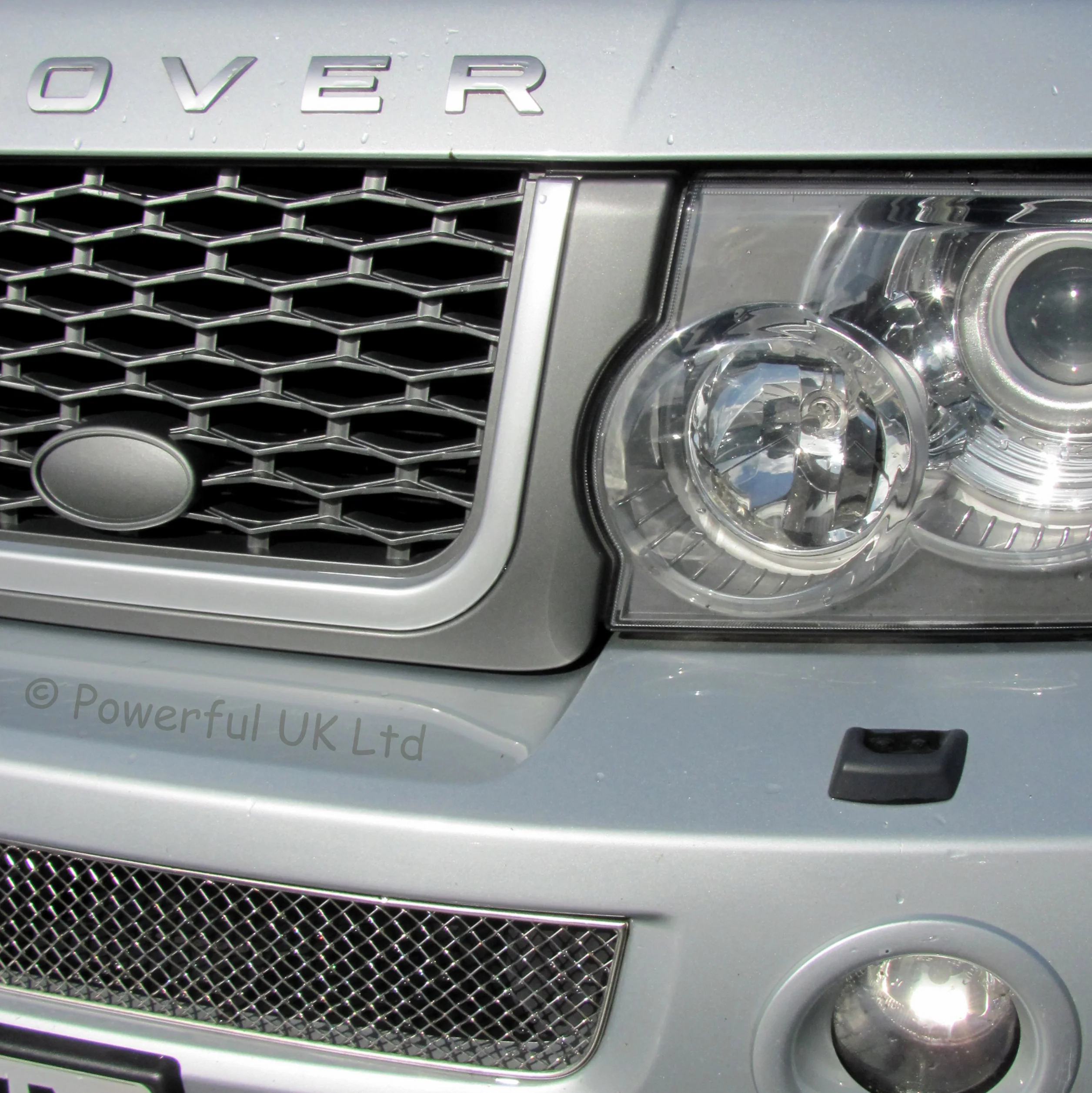 Front Grille - Grey/Silver/Grey for Range Rover Sport 05-09 - Image 5