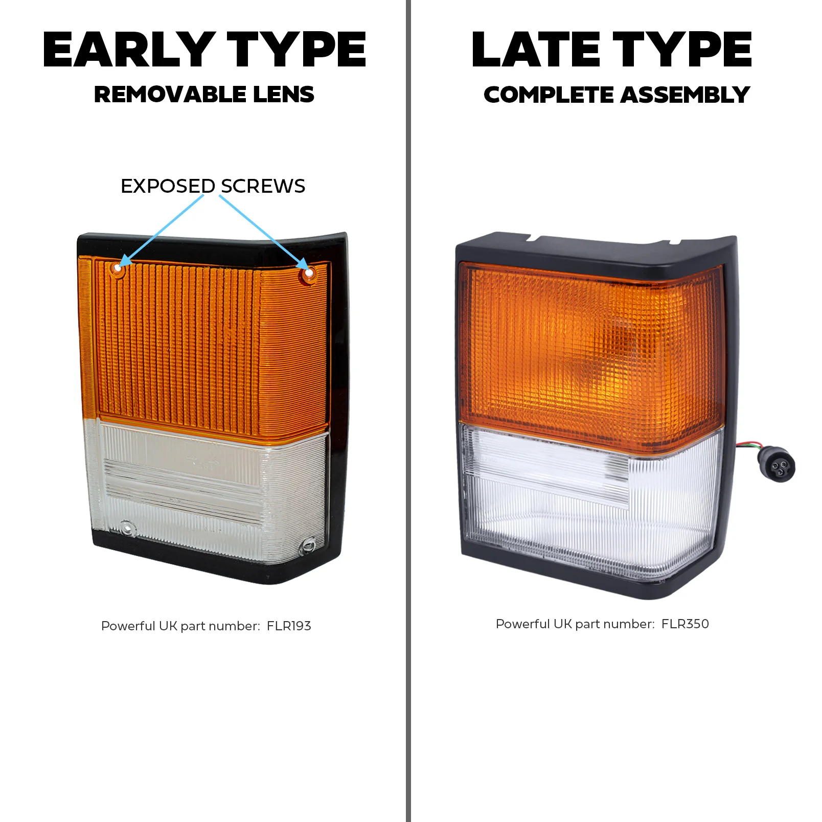 Front Indicator / Side Light Lens for Range Rover Classic - Left - Image 6