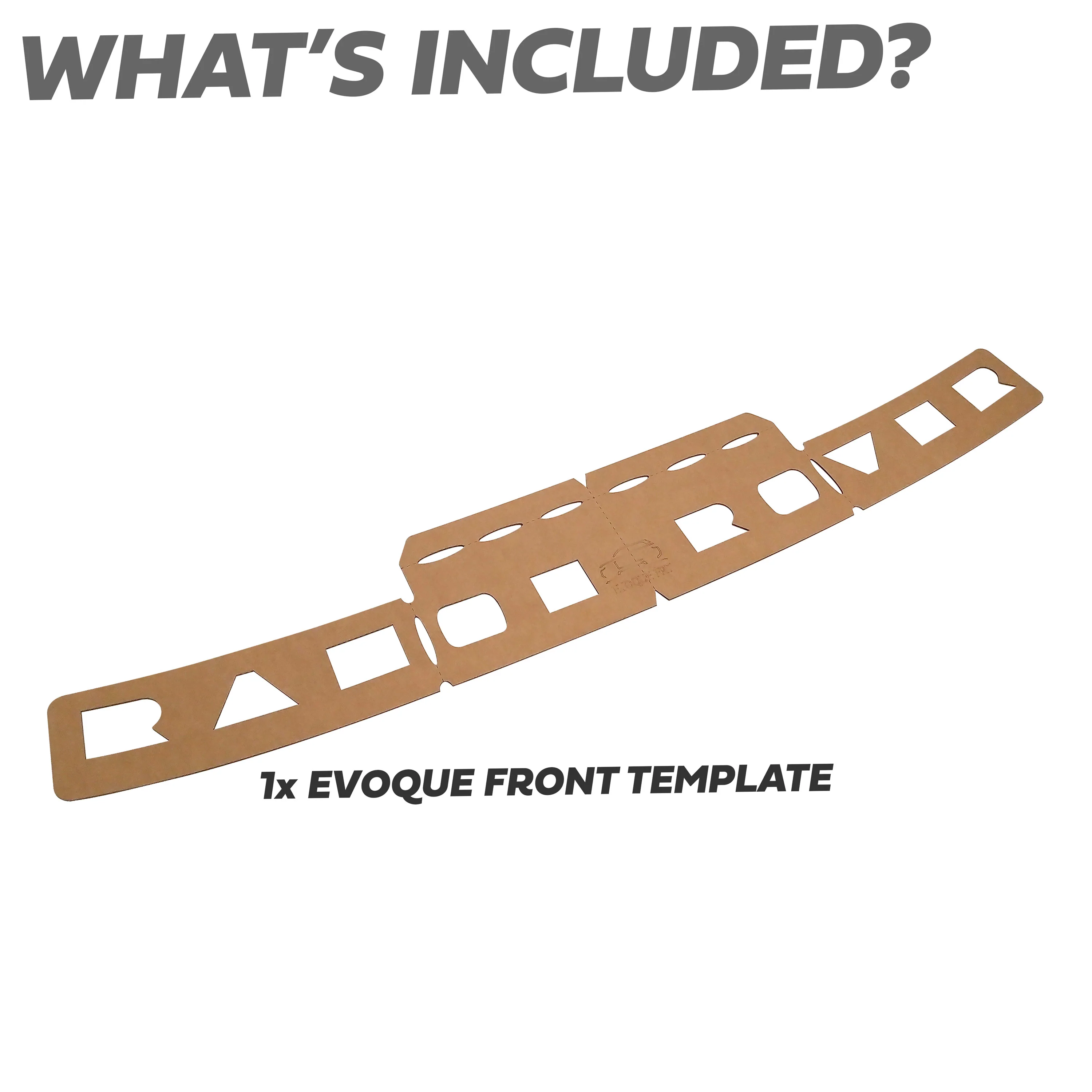 Front Lettering Template for Range Rover Evoque (2011-19) - Image 3