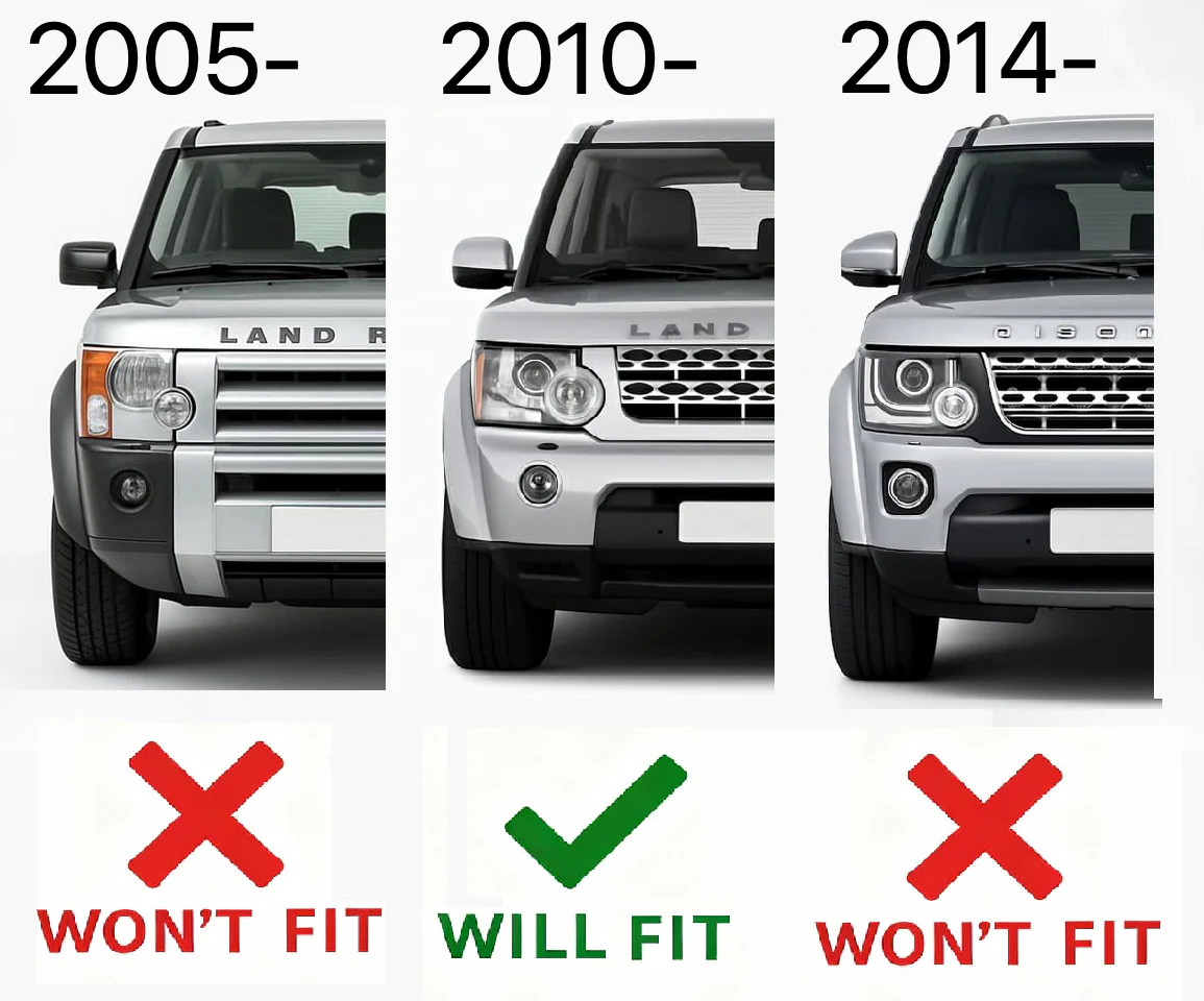 Front Light Guards for Land Rover Discovery 4 2010-13 - Aftermarket - Image 11