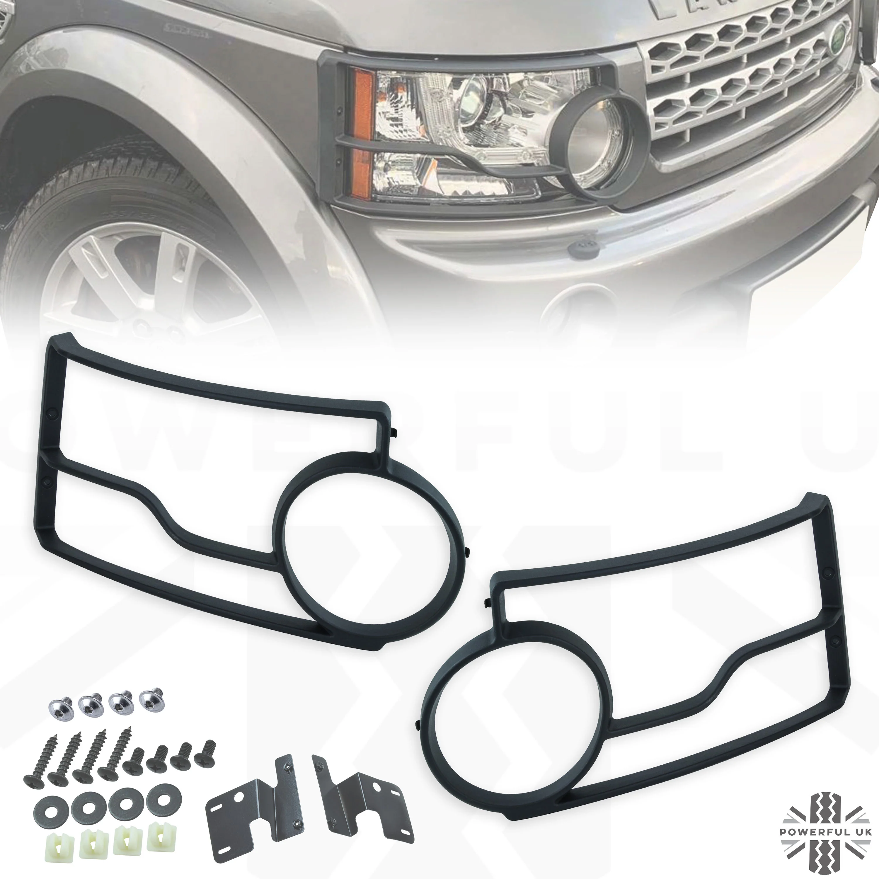 Front Light Guards for Land Rover Discovery 4 2010-13 - Aftermarket - Image 12