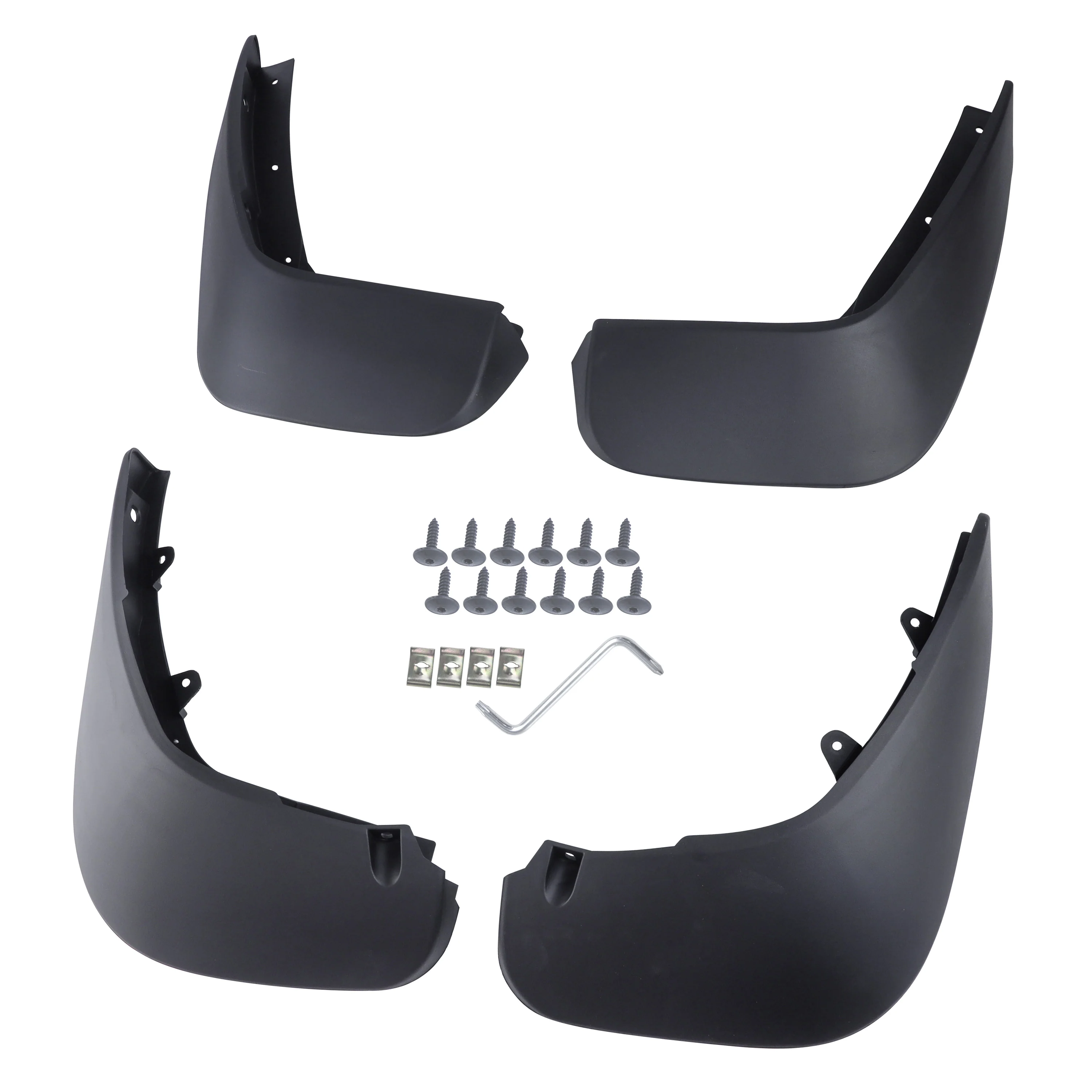 Front + Rear Mudflap Kit for Range Rover L405 (NO side steps)