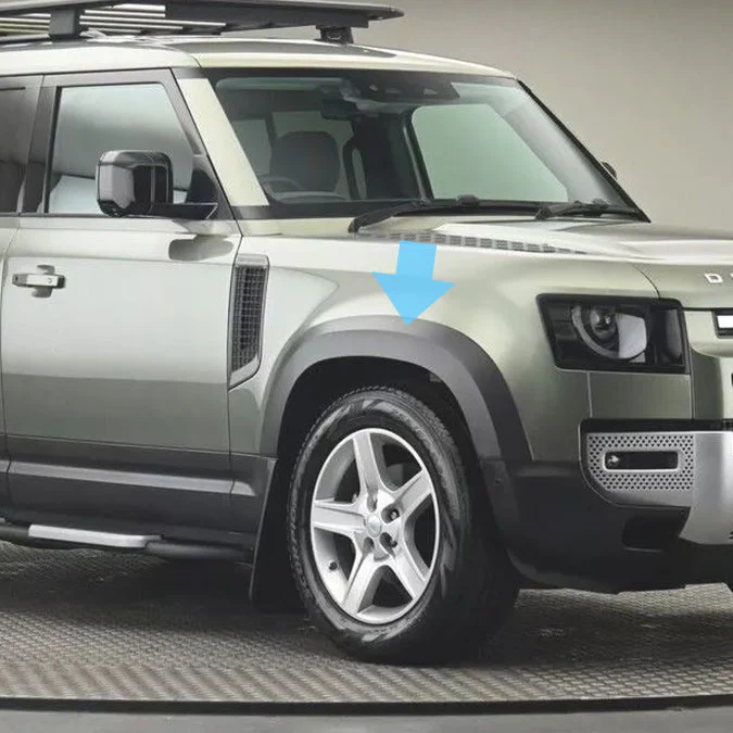 Front Right Extended Wheel Arch in Textured Plastic for Land Rover Defender L663 (110 model) - Image 2