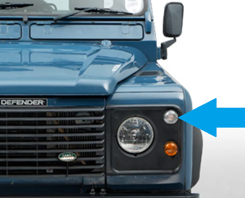 Front Side Light Lamp for original Land Rover Defender - Early Type - Image 3