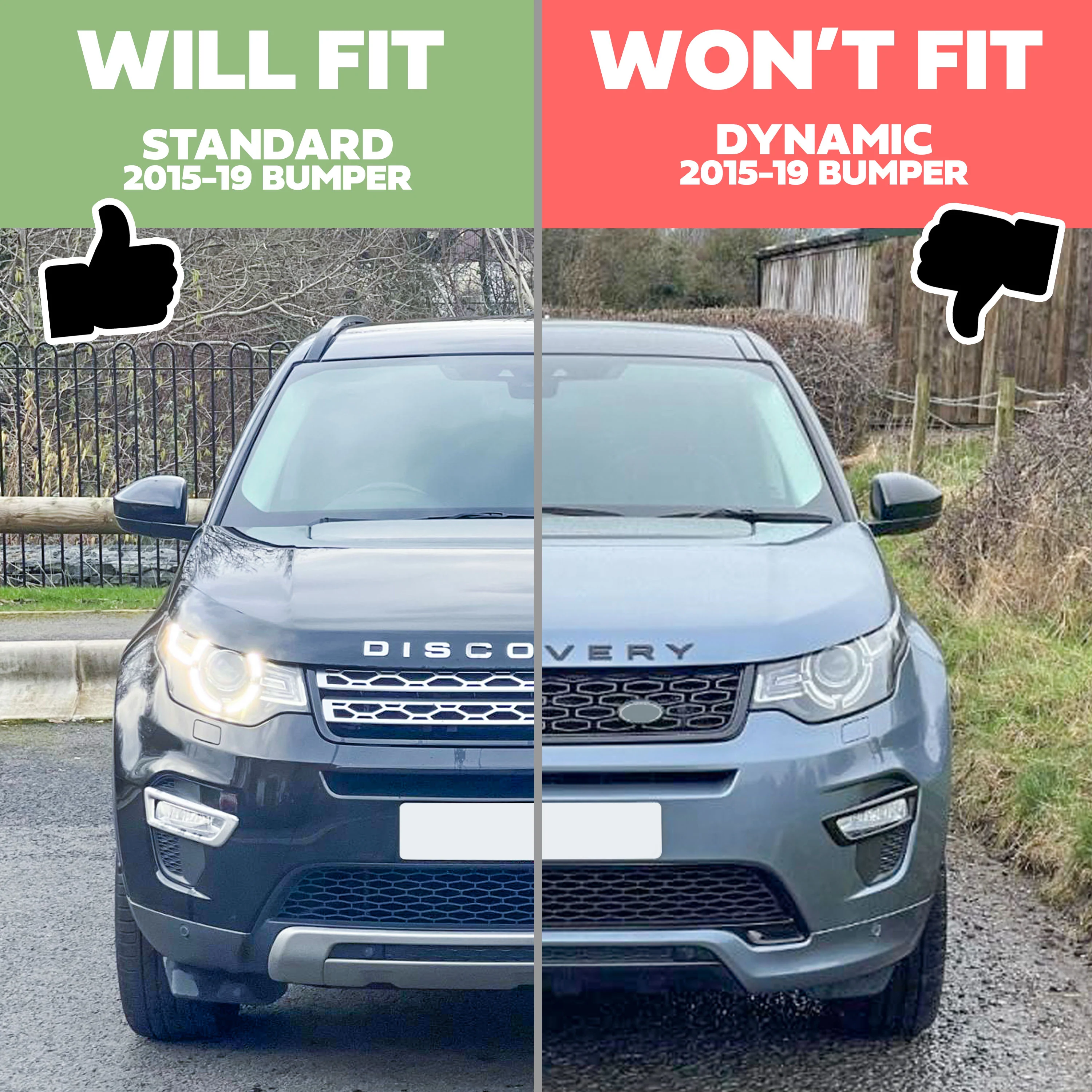 Front Tow Eye Cover for Land Rover Discovery Sport 2015-19 Standard Bumper - Anthracite - Image 7