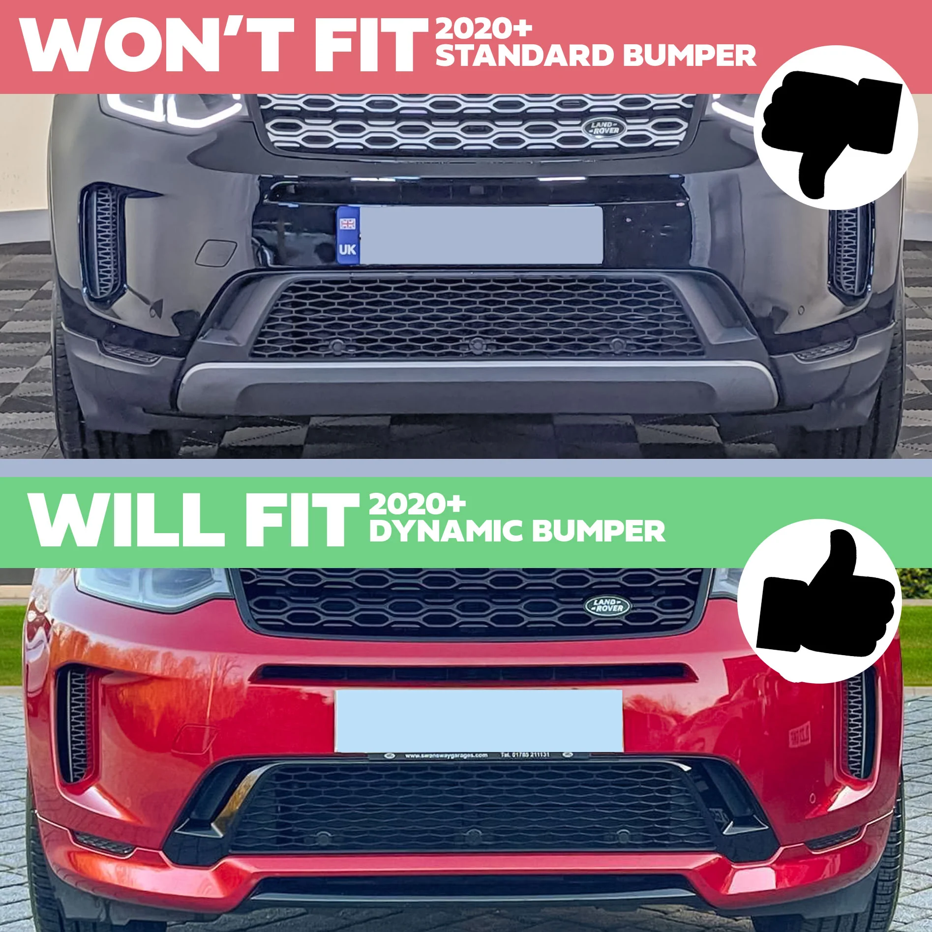 Front Tow Eye Cover for Land Rover Discovery Sport 2020 Dynamic Bumper - Image 5