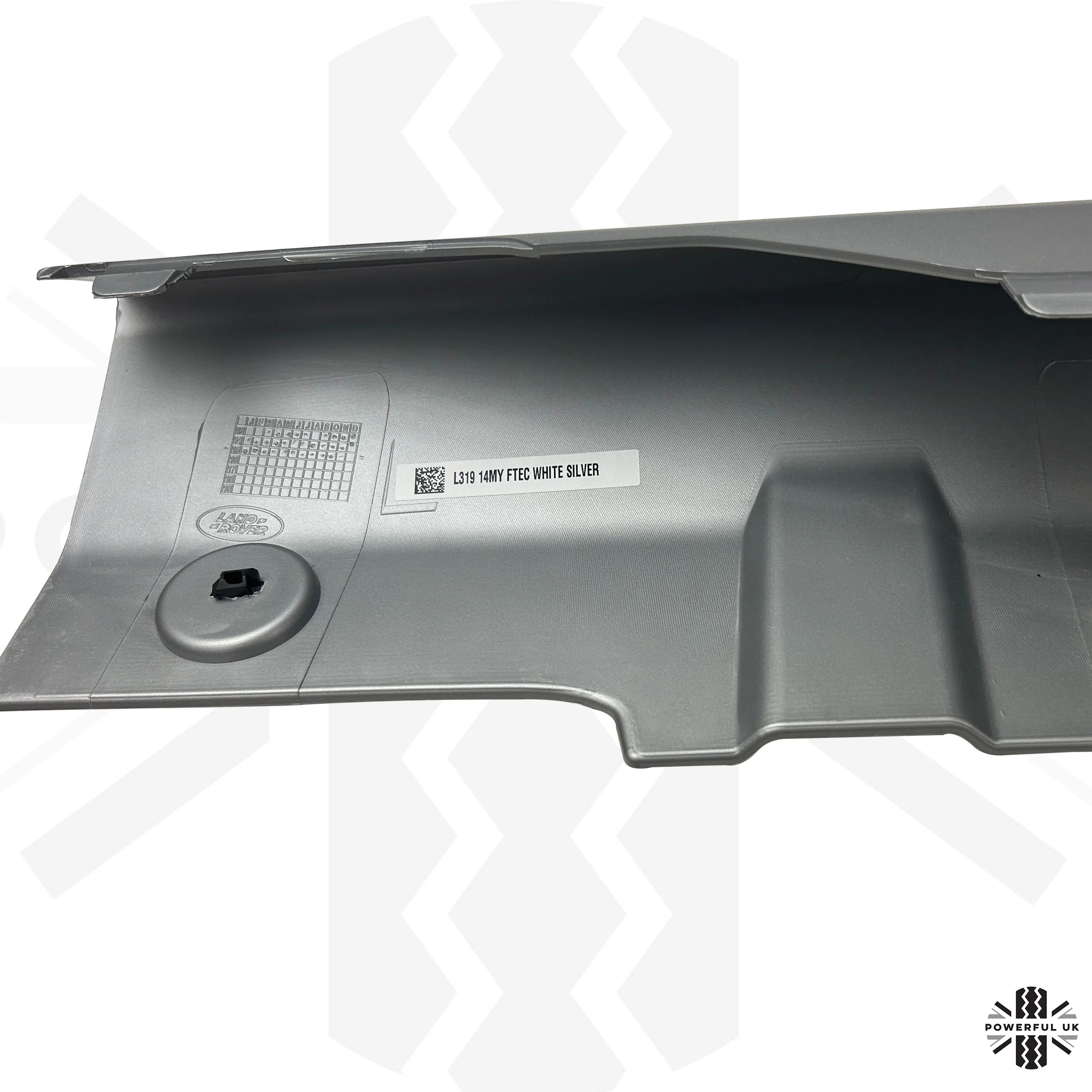 Front Tow Eye Cover in Silver for Land Rover Discovery 4 Facelift 2014-16 - Genuine - Image 3