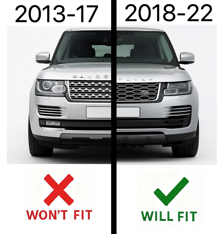 Front Vent Blade Covers - Gloss Black for Range Rover L405 2018 - Image 5