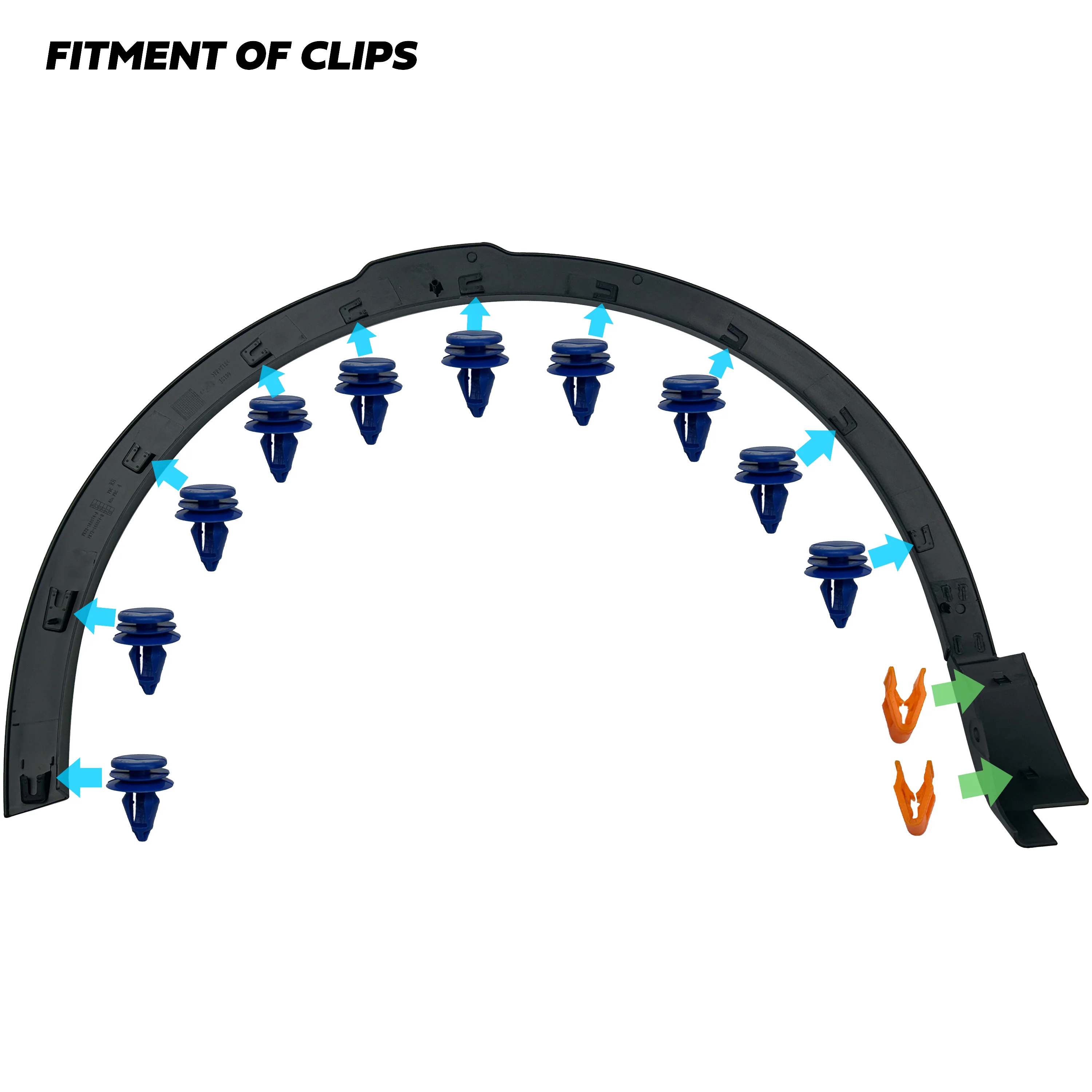 Front Wheel Arch Trim (with PDC hole) for Land Rover Discovery Sport (2015-19) - Left - Image 6