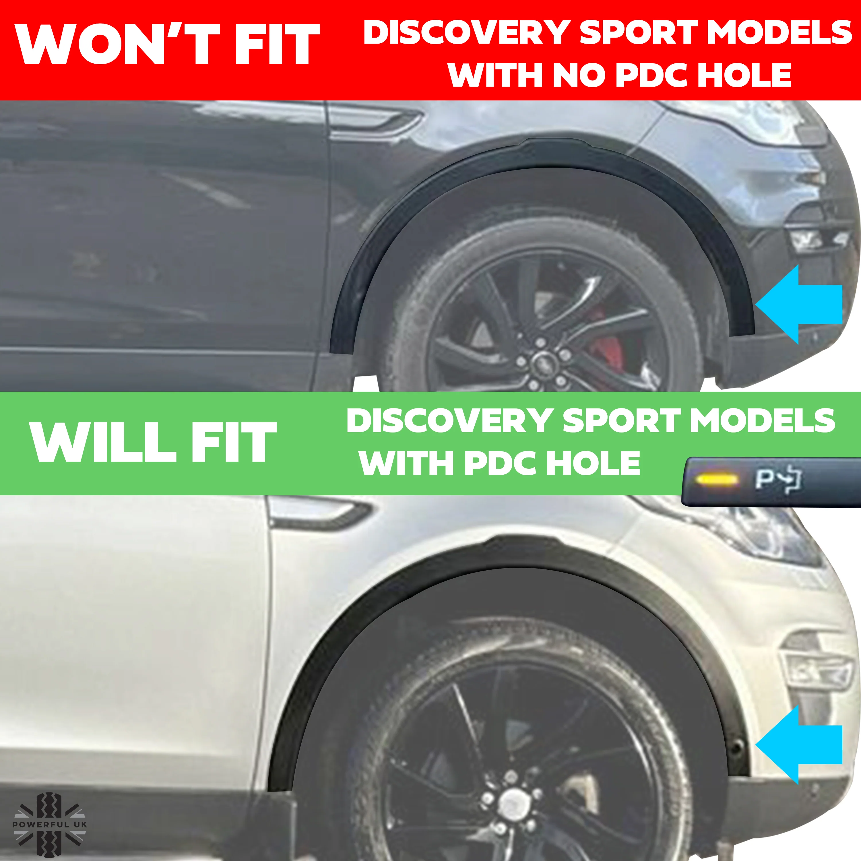 Front Wheel Arch Trim (with PDC hole) for Land Rover Discovery Sport (2015-19) - Right - Image 10
