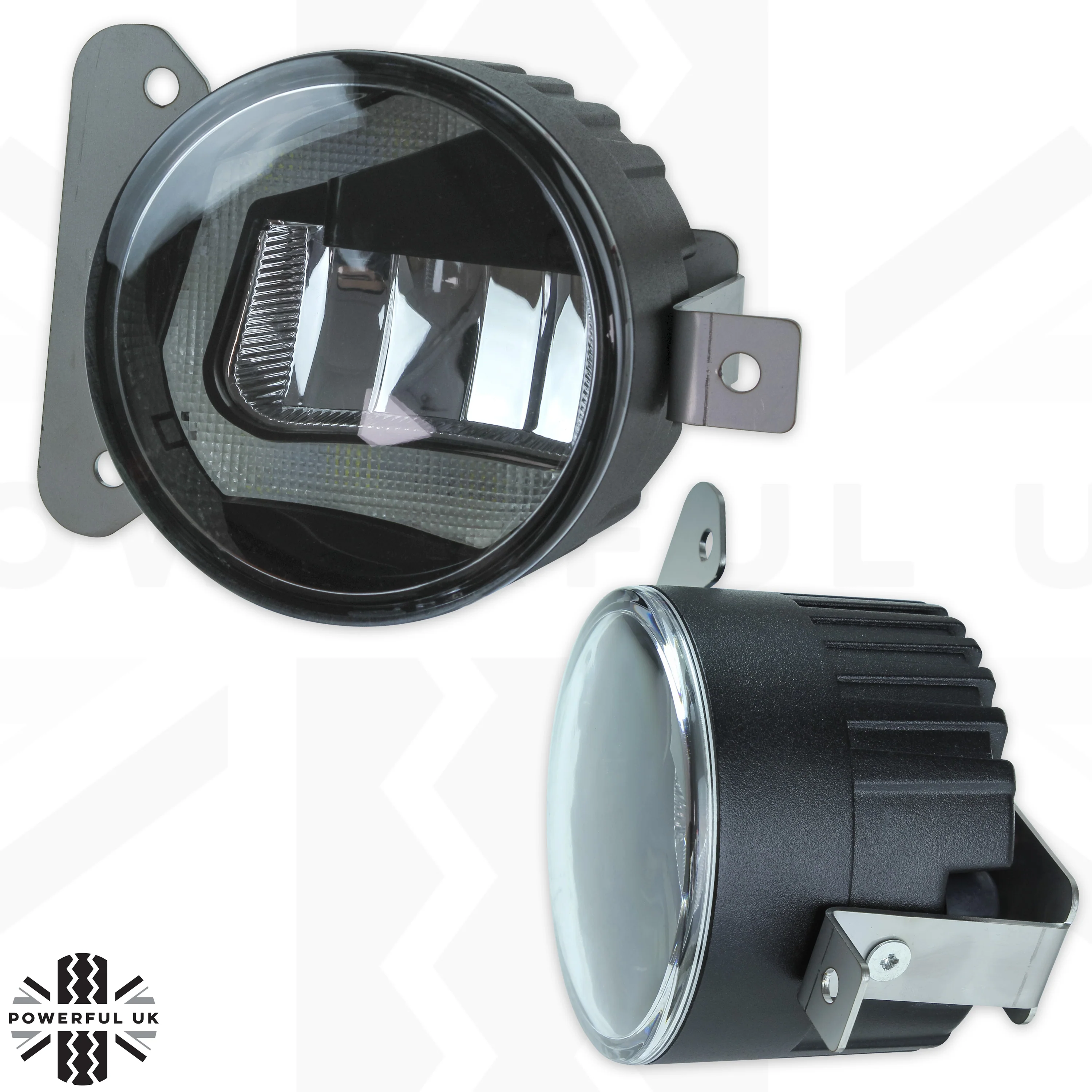 Full "2in1" LED Fog Lamp & DRL Kit with wiring for Land Rover Discovery 3 - Image 6