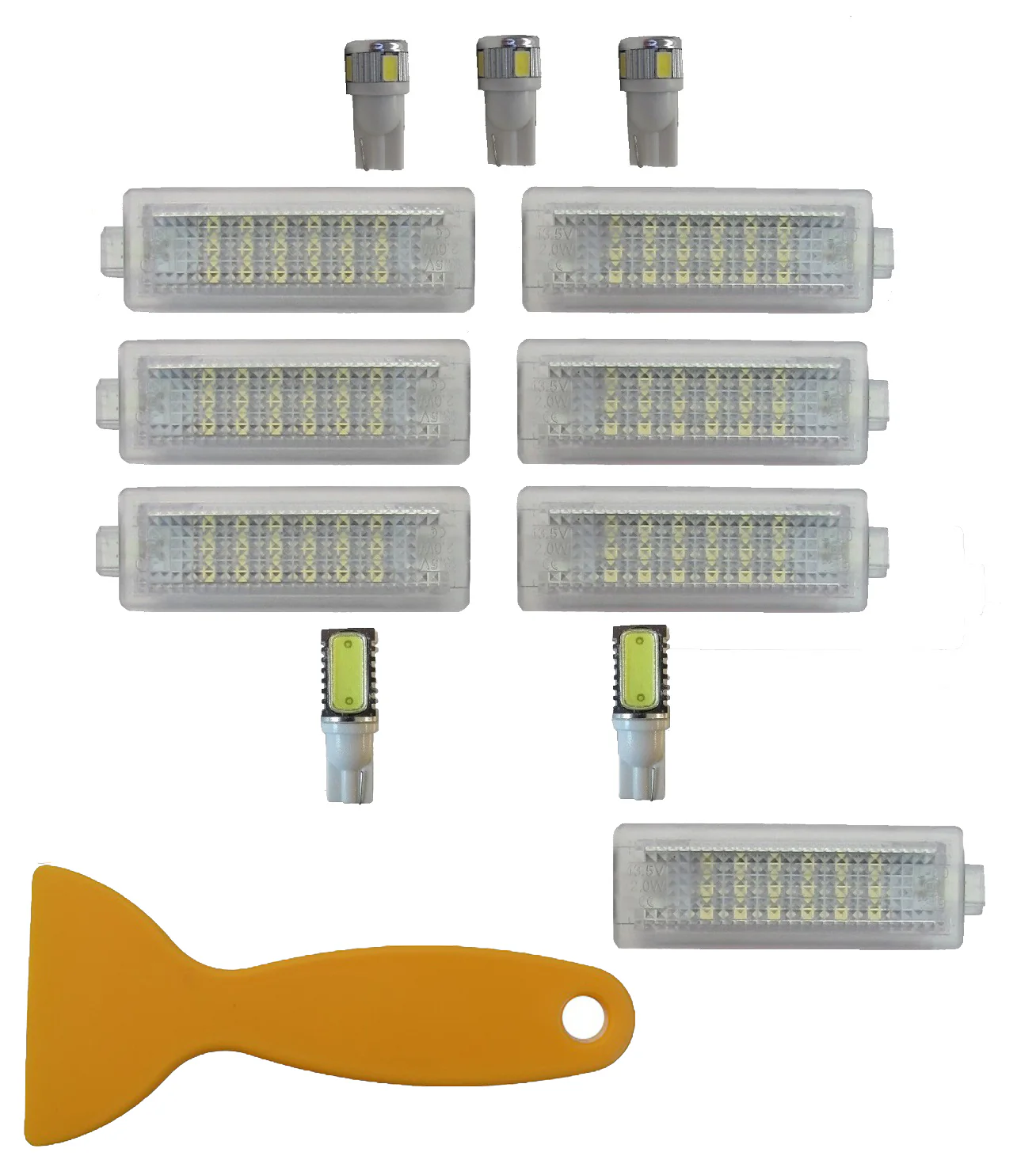 Full LED White Interior Light Kit for Range Rover Sport (13pc) 2005-2013 - Image 4