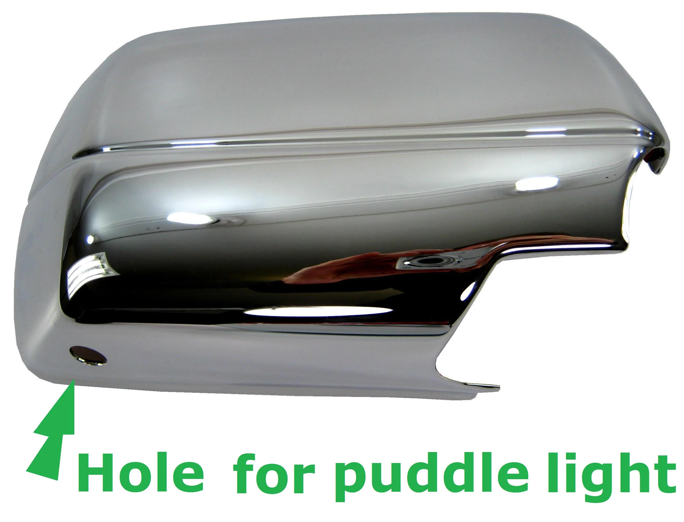 Full Mirror Covers for Range Rover L322 (02- 05 Mirrors) - Chrome - Image 5
