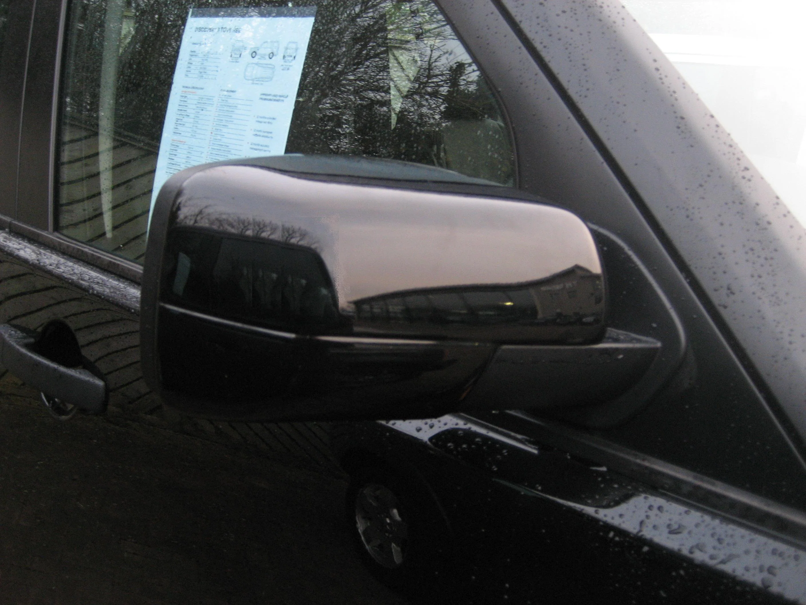 Full Mirror Covers for Range Rover Sport L320 - Gloss Java Black - Image 3