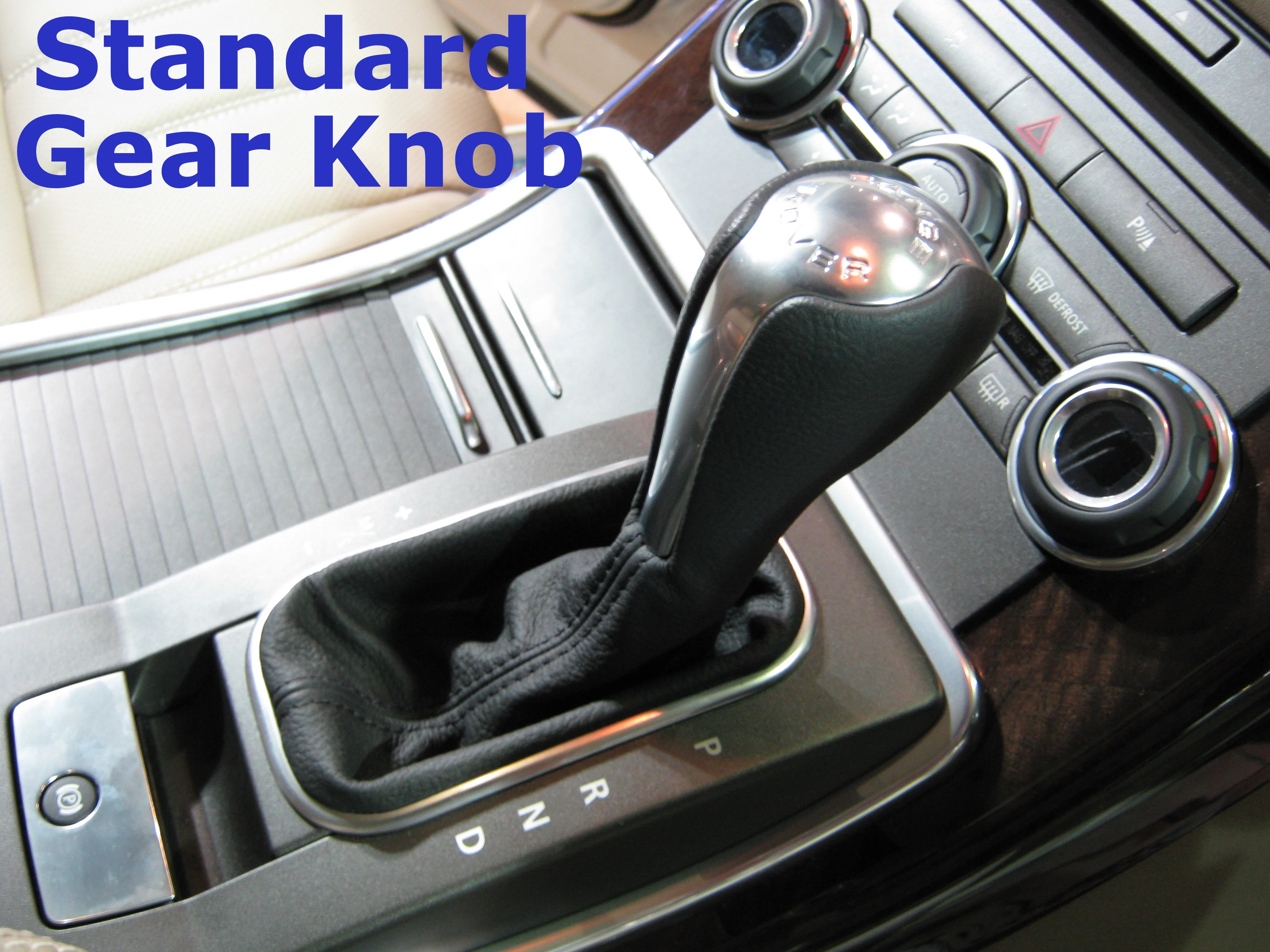 Gear Knob for Range Rover Sport 2010 - Genuine - Black Leather - Image 3