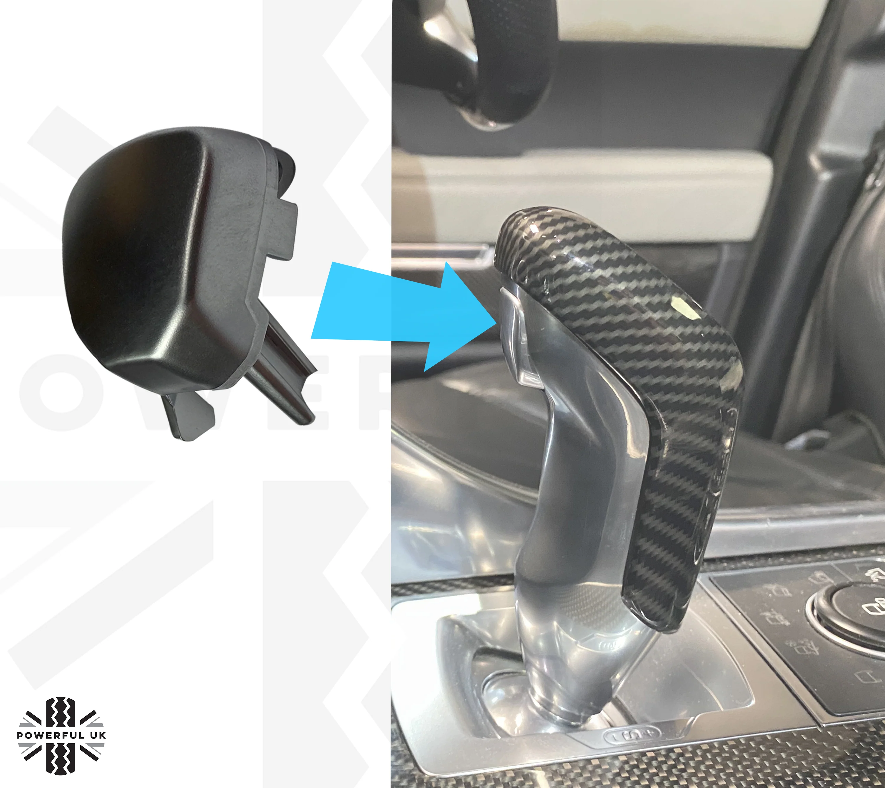 Gear Knob Shift Button Switch for Jaguar XE