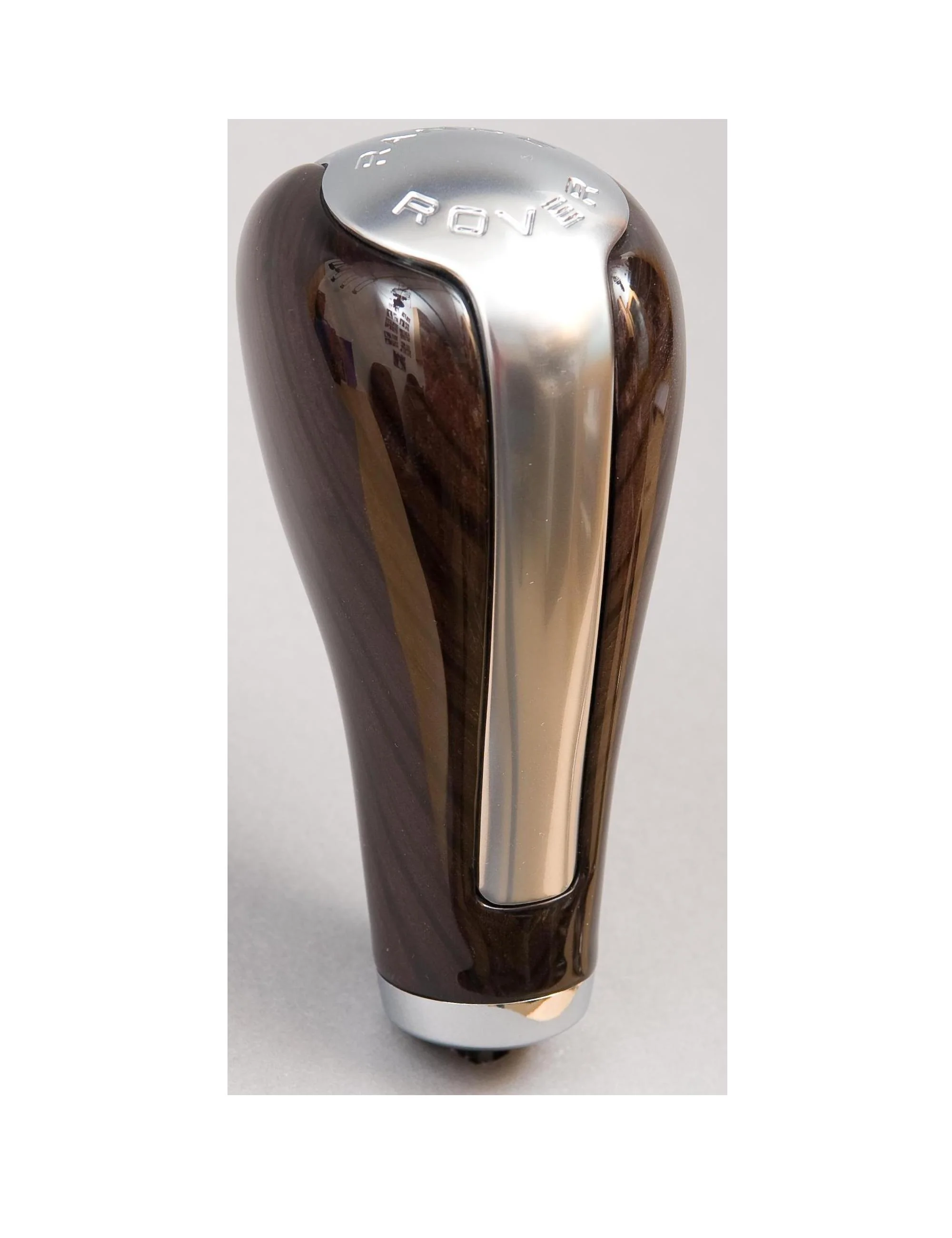 Gear Knob - Zebrano + Chrome Insert for Range Rover Sport - Image 3