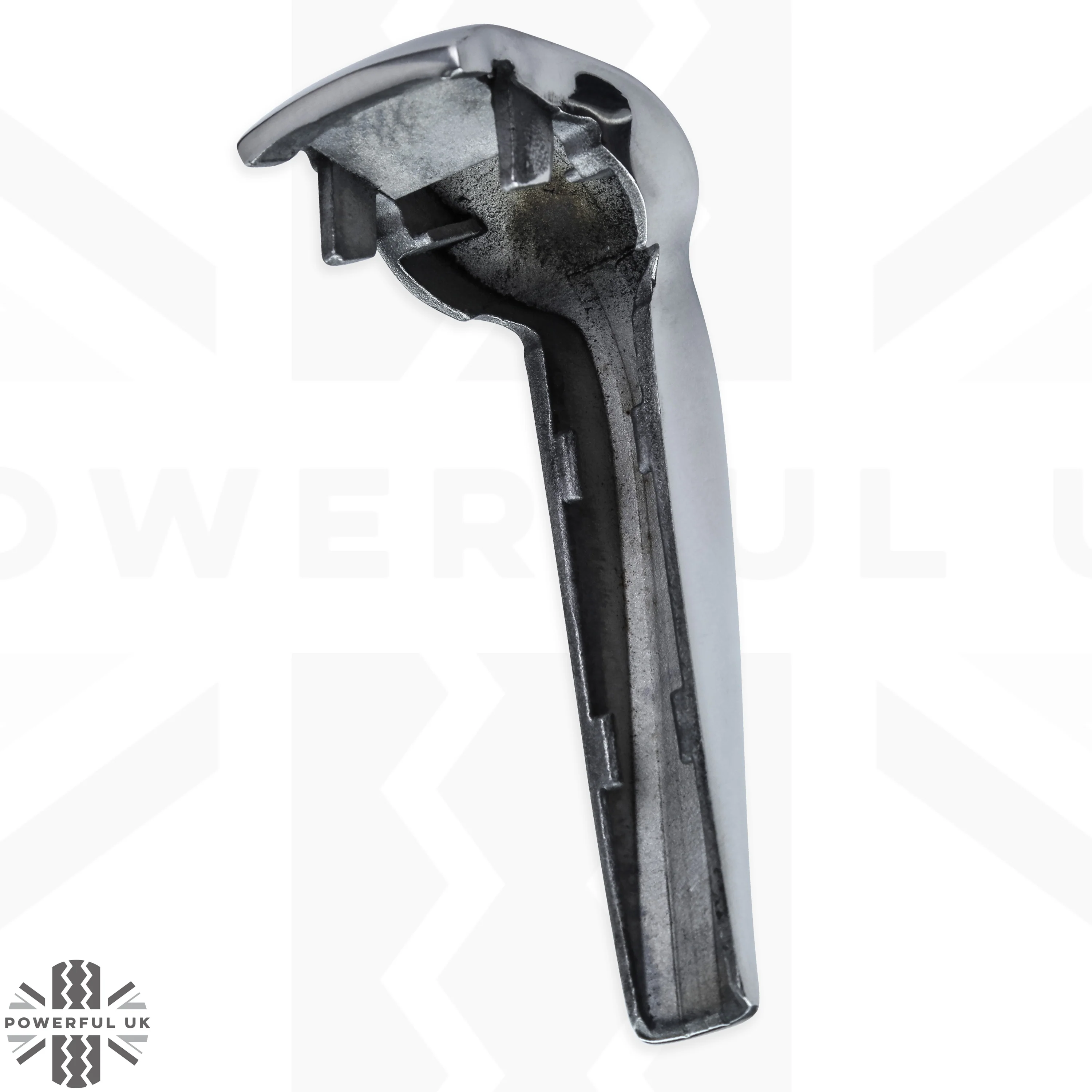 Gear Lever with Stainless Steel Insert for Range Rover L322 - Polished Stainless - Image 3