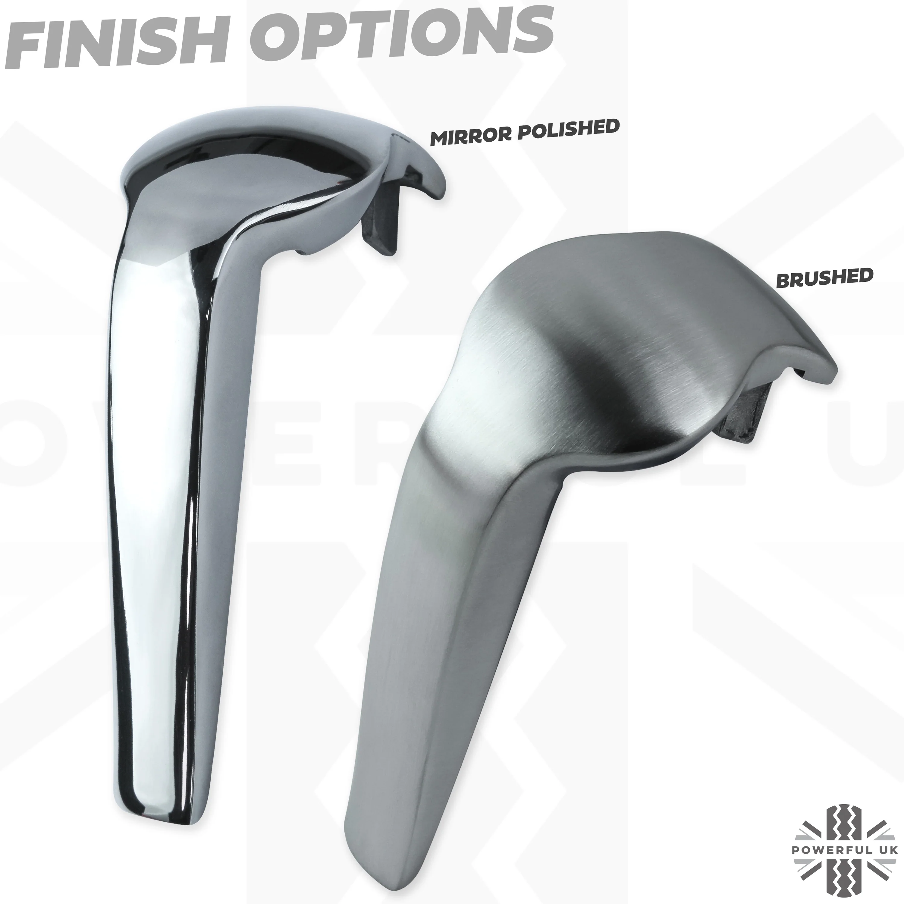 Gear Lever with Stainless Steel Insert for Range Rover L322 - Polished Stainless - Image 6