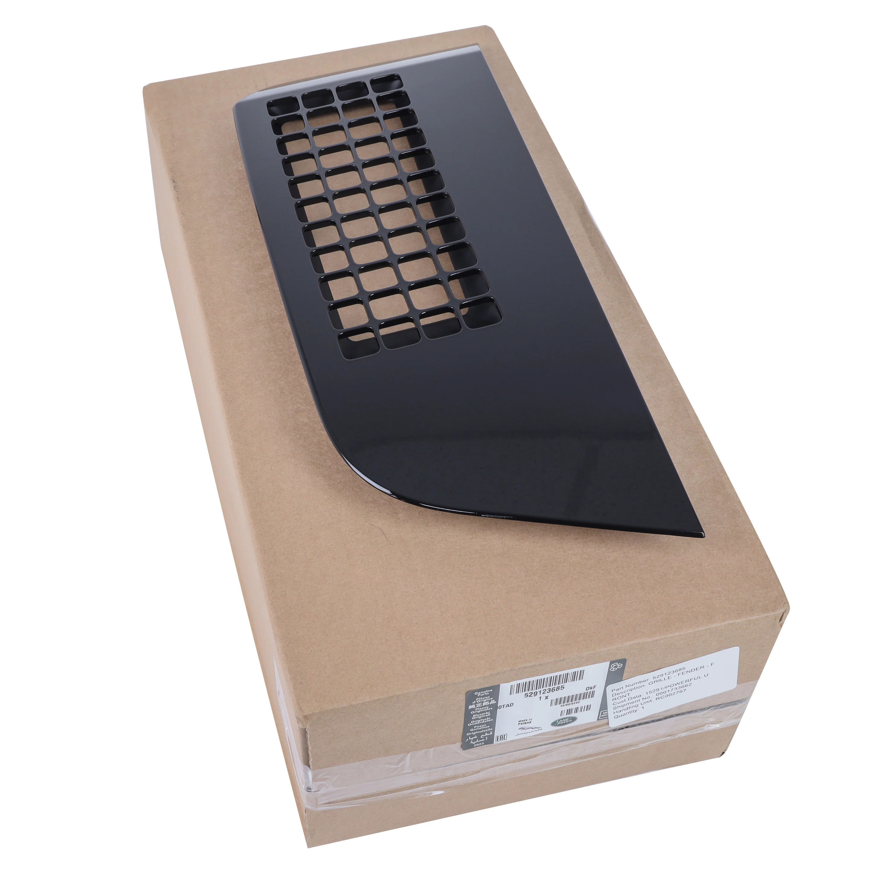 Genuine 2026MY Side Vent for Land Rover Defender L663 - Gloss Black - Left - Image 2