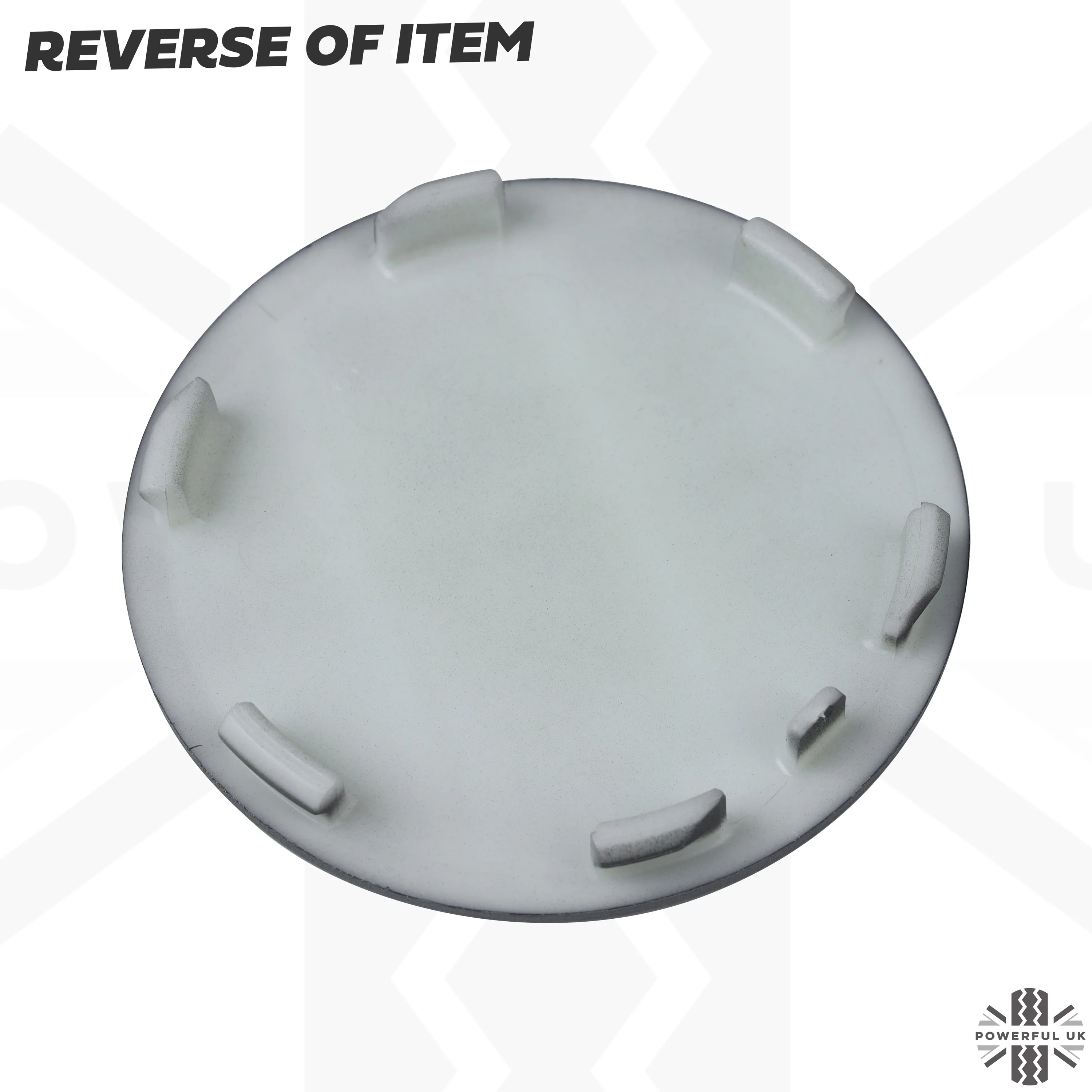 Genuine 4x Alloy Wheel Centre Caps (EARLY/LARGE type) for Land Rover Classic Defender - Pewter Grey - Image 7
