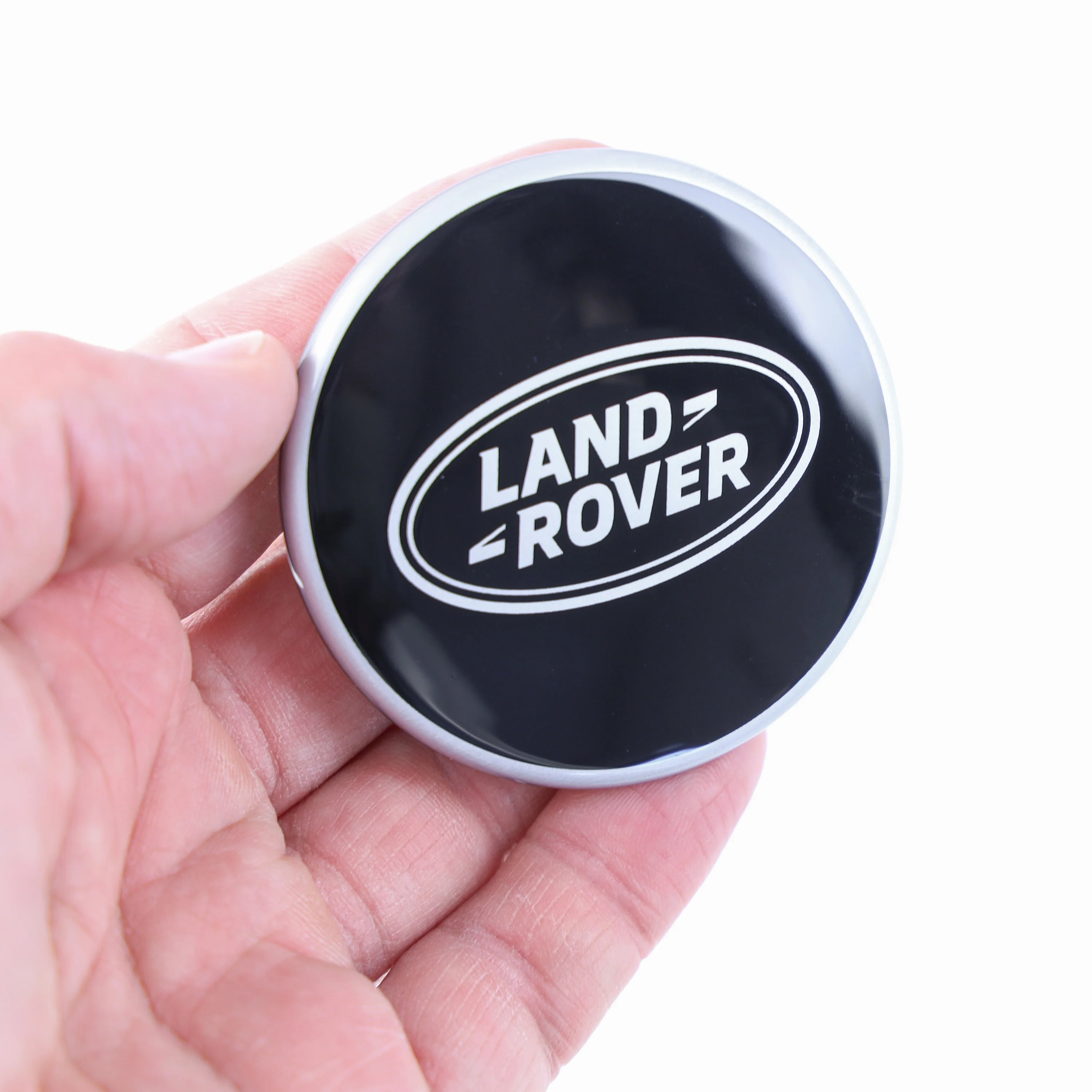 Genuine 5x ALL BLACK Alloy Wheel Centre caps for Land Rover Defender L663 - Image 2
