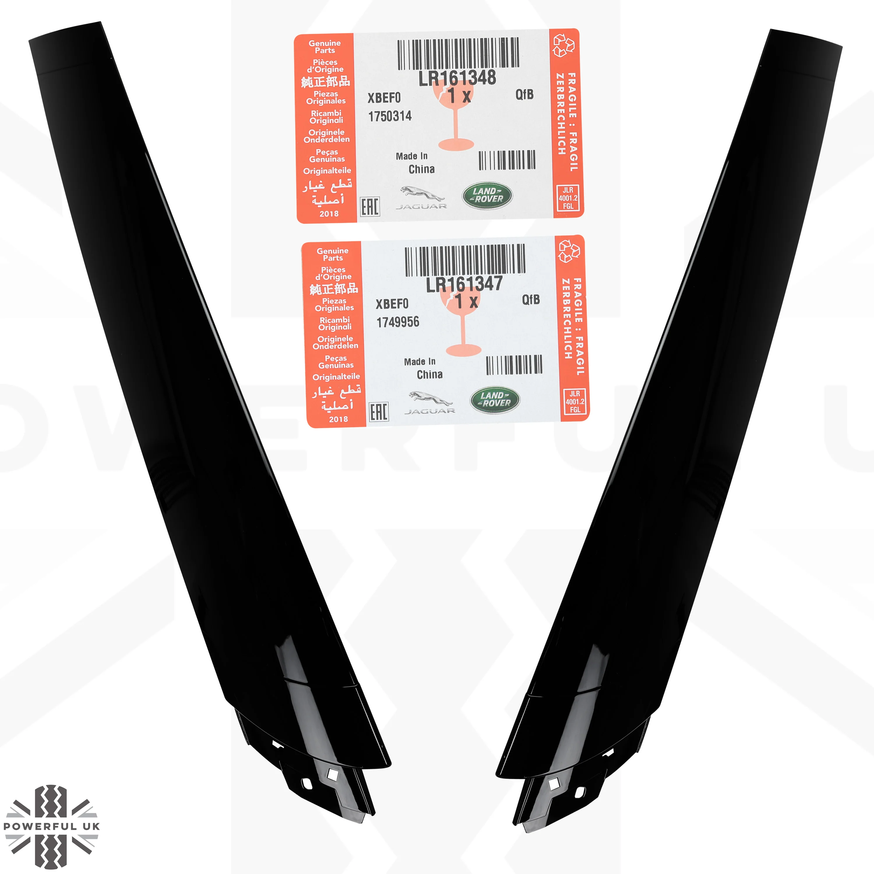 Genuine A Pillar Finishers in Gloss Black for Land Rover Defender L663 - PAIR - Image 11