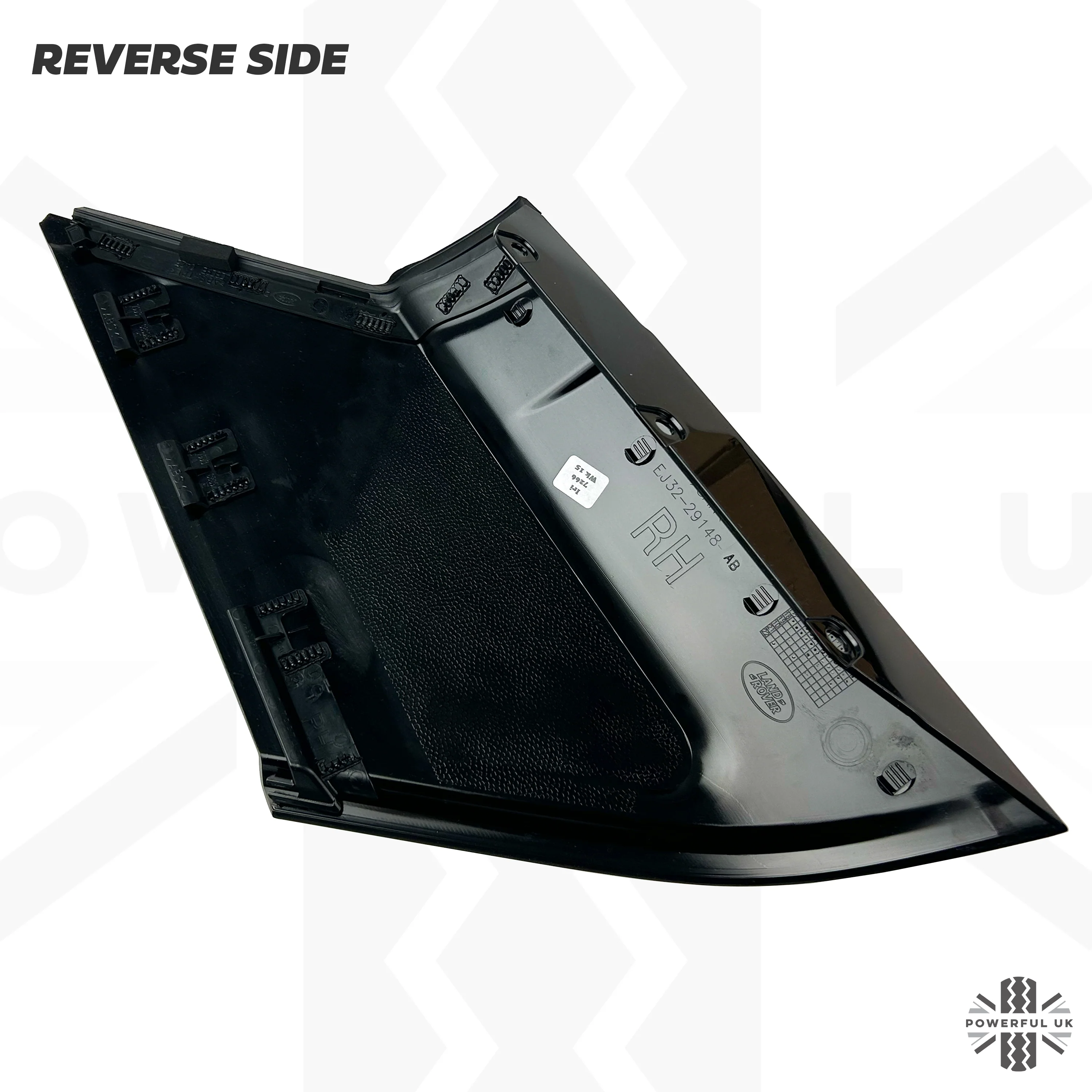 Genuine Black Right D/E Pillar Trim with moulding for Range Rover Evoque (5 Door) - Image 7