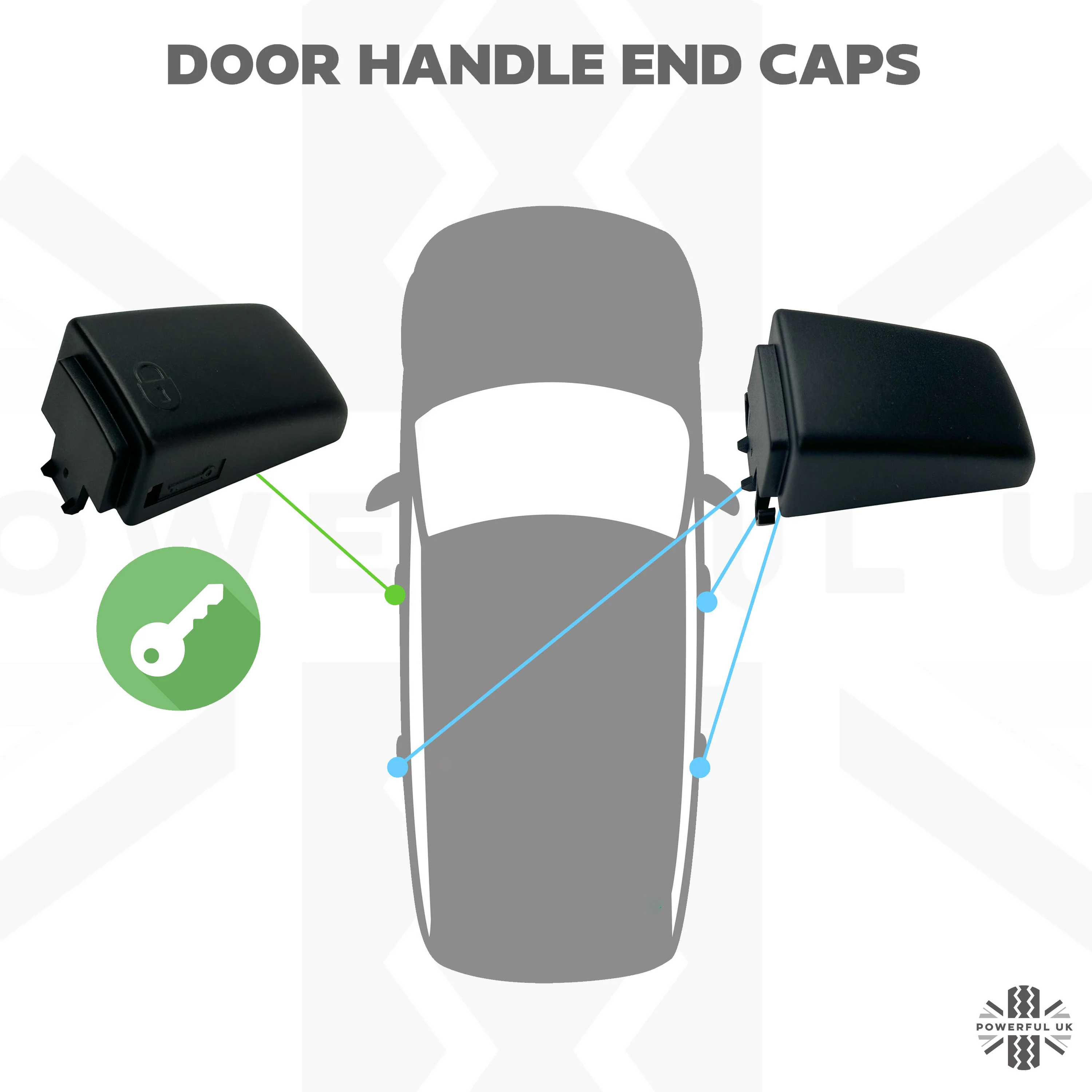 Genuine Door Handle Key Piece for Land Rover Discovery 3 / 4 - Image 8