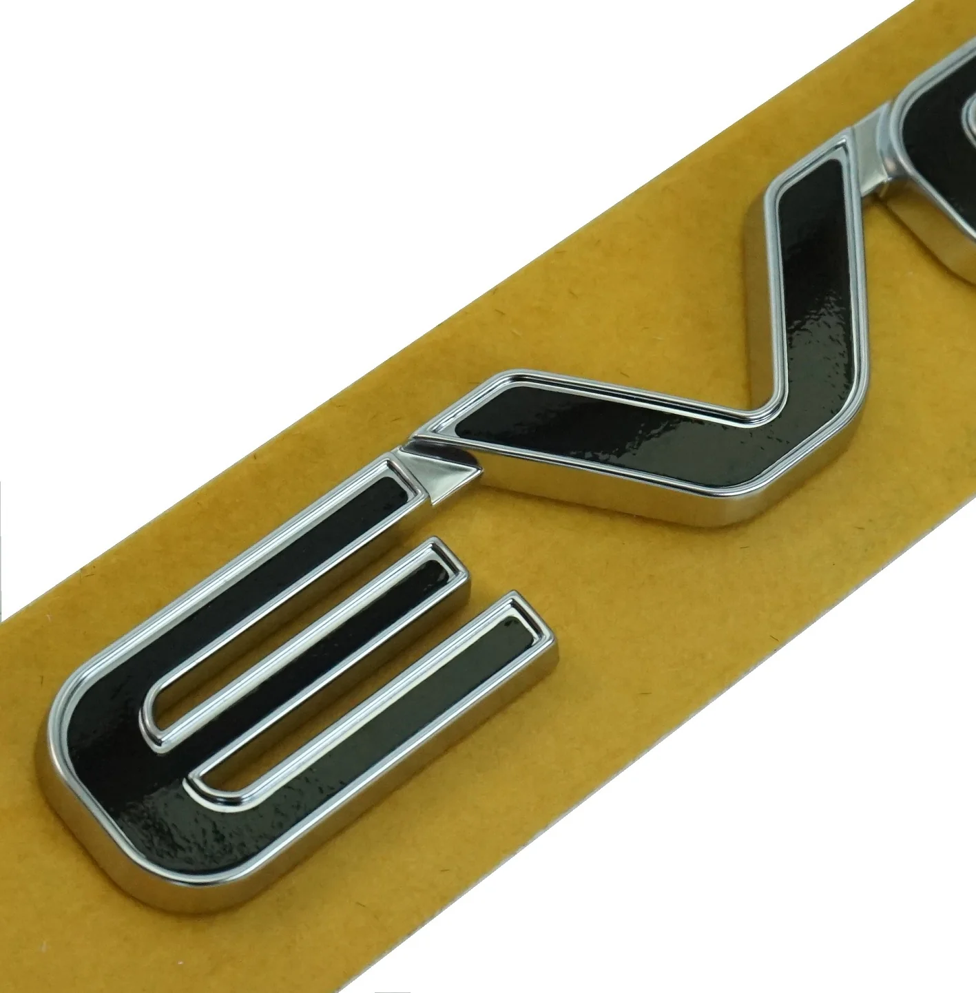 Genuine "EVOQUE SD4" Rear Badge - Black & Chrome for Range Rover Evoque - Image 3