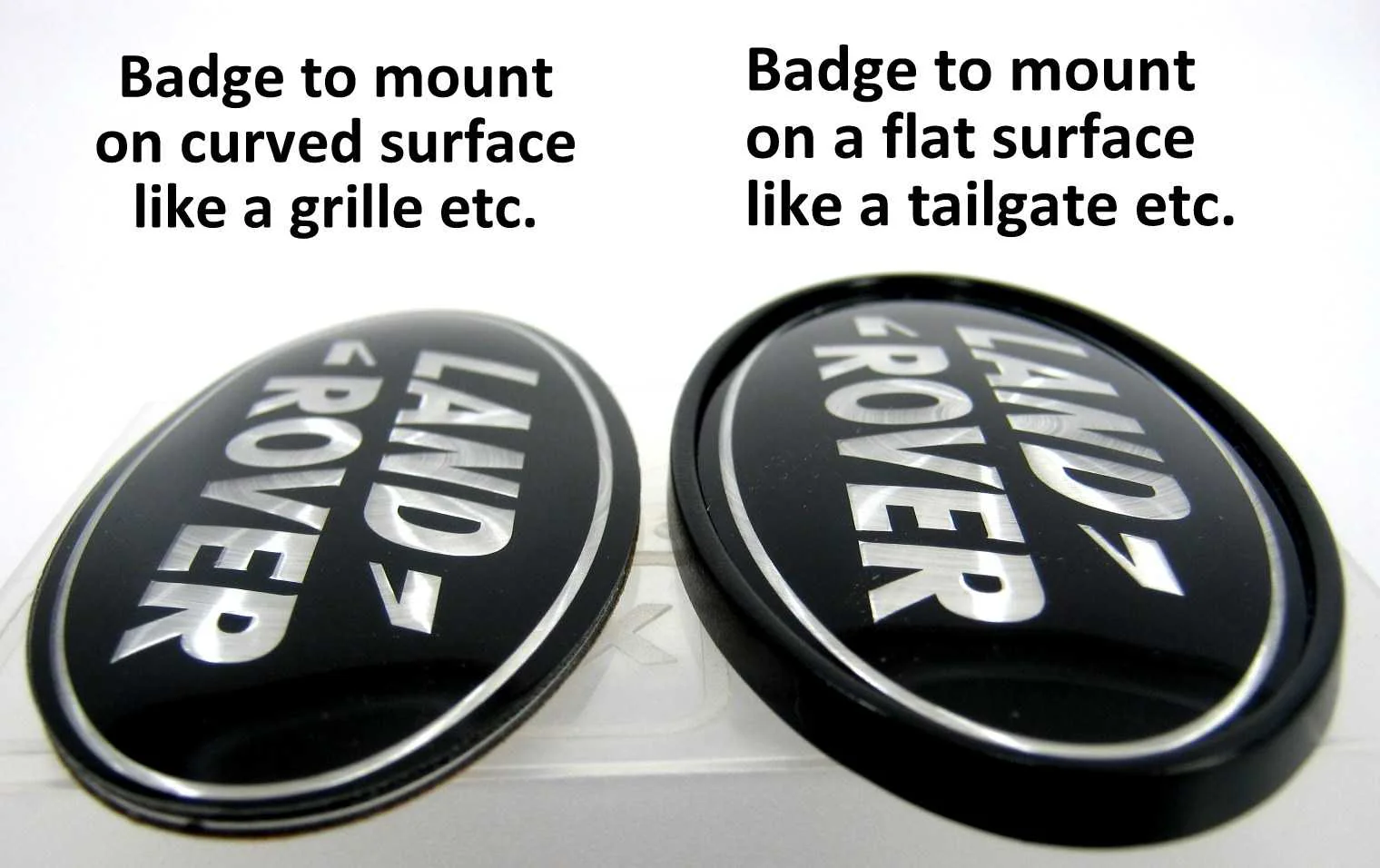 Genuine Front Grille Badge - Black & Silver - for Land Rover Discovery 5 - Image 3