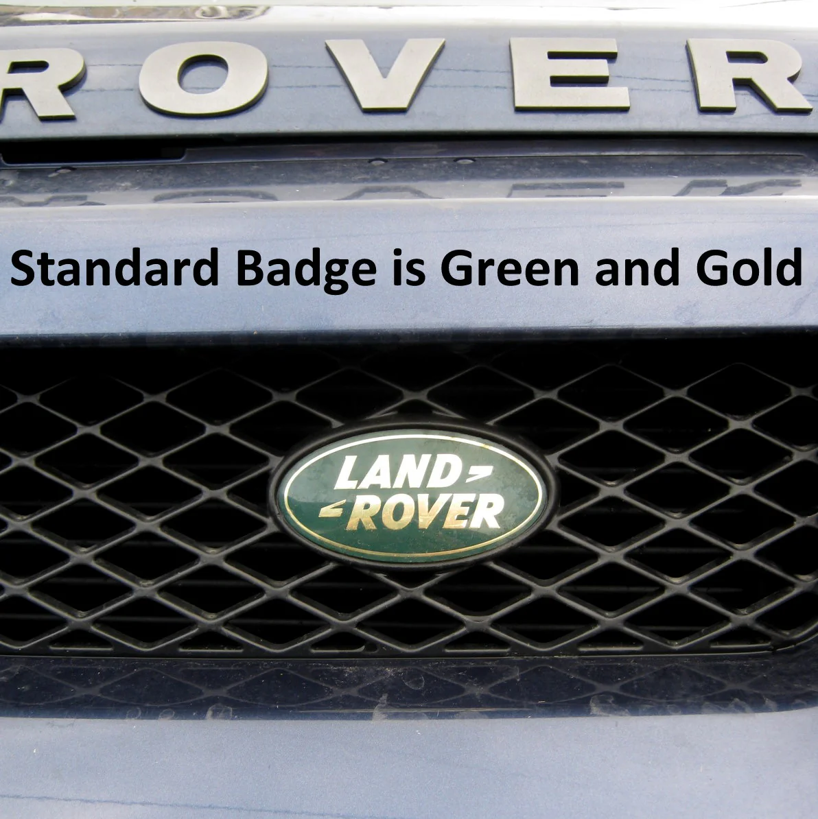 Genuine Front Grille Badge - Black & Silver - for Land Rover Freelander 1 - Image 5