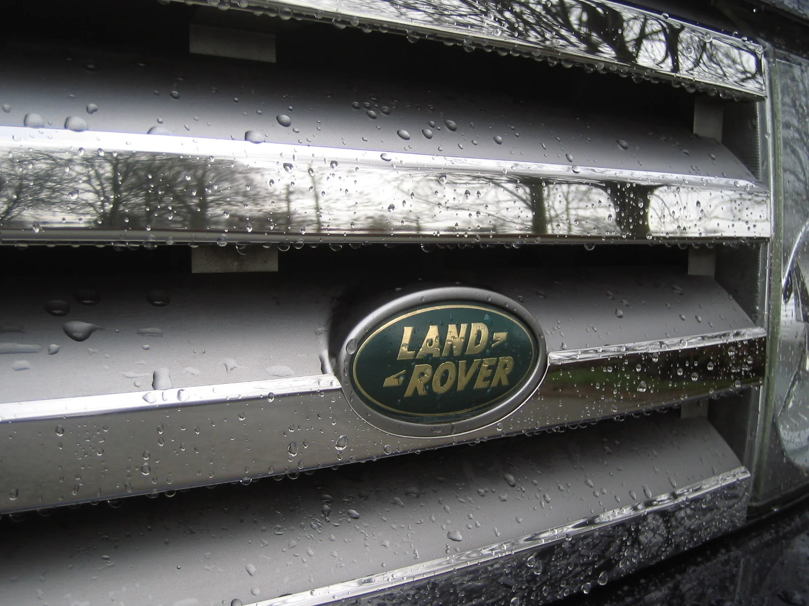 Genuine Front Grille Badge - Black & Silver - for Range Rover L322 - Image 4