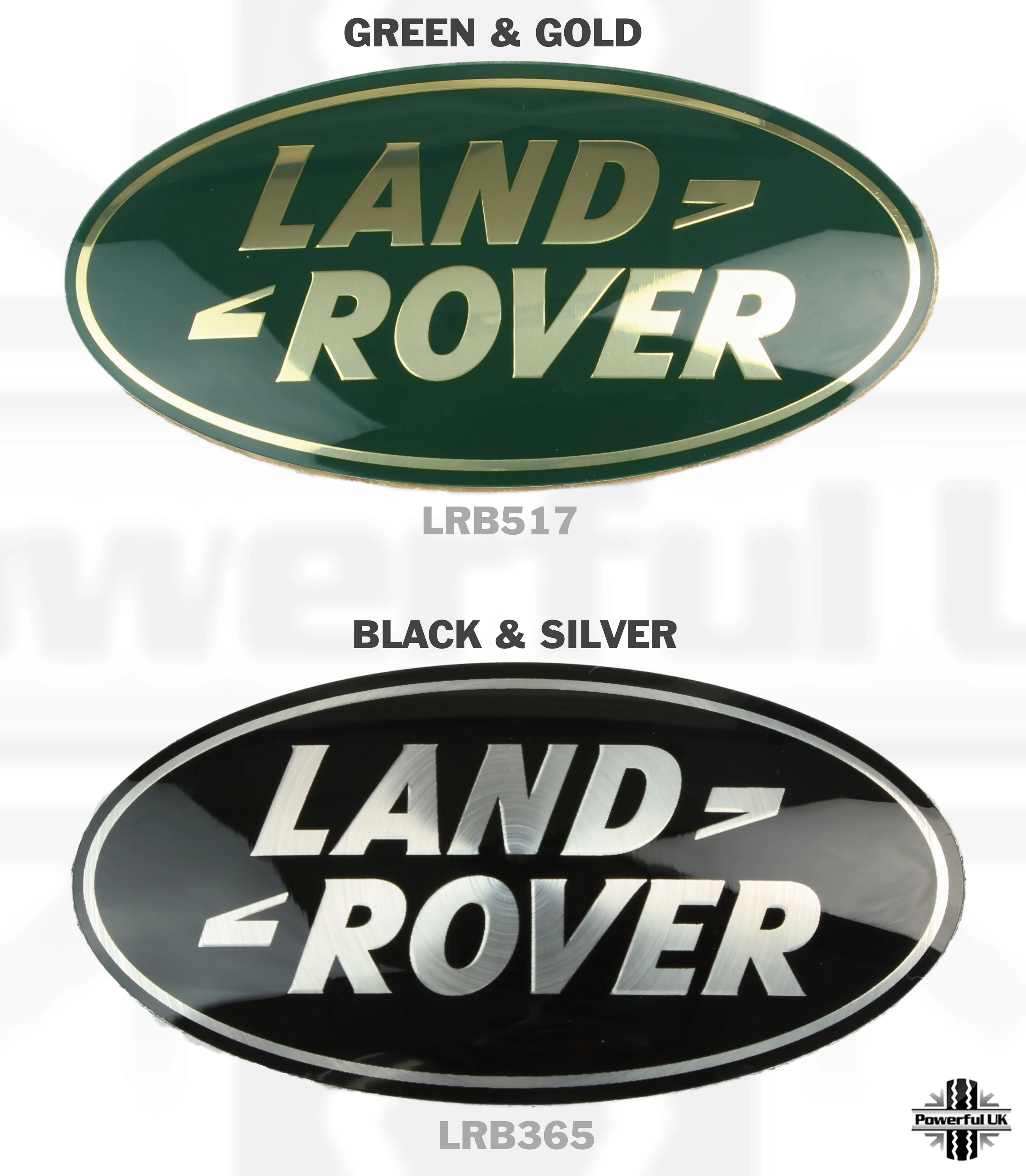 Genuine Front Grille Badge - Black & Silver - for Range Rover P38 - Image 6