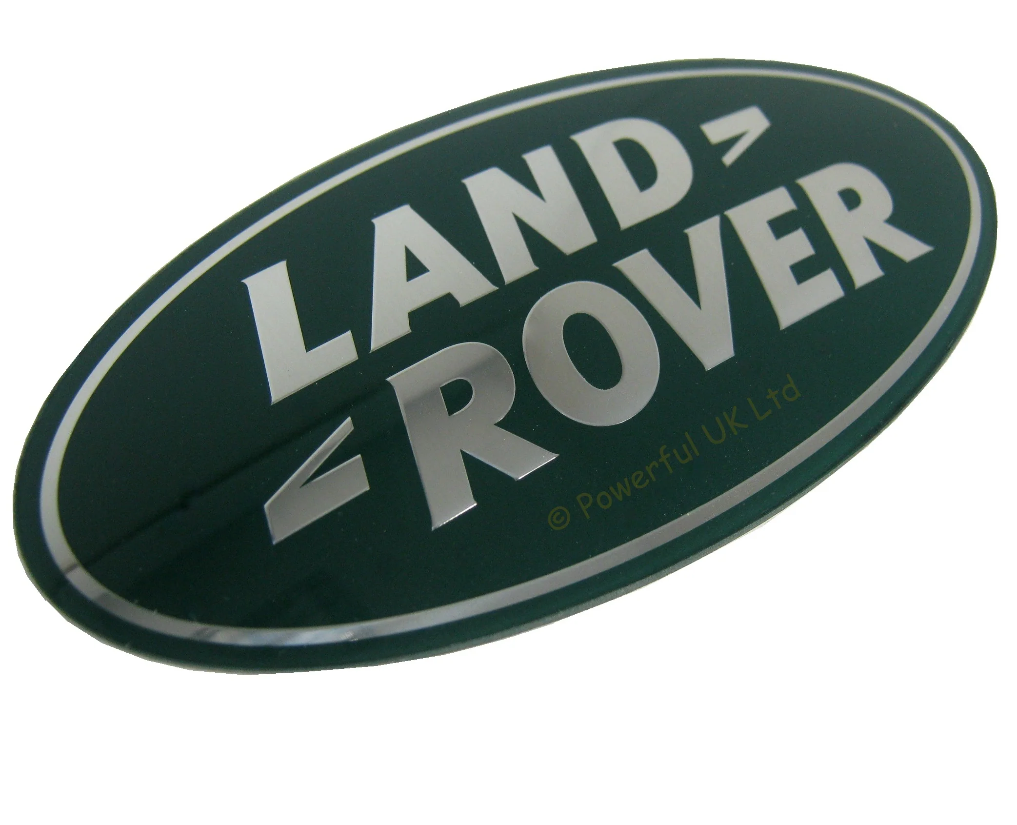 Genuine Front Grille Badge in Green and Silver (104mmx53mm)