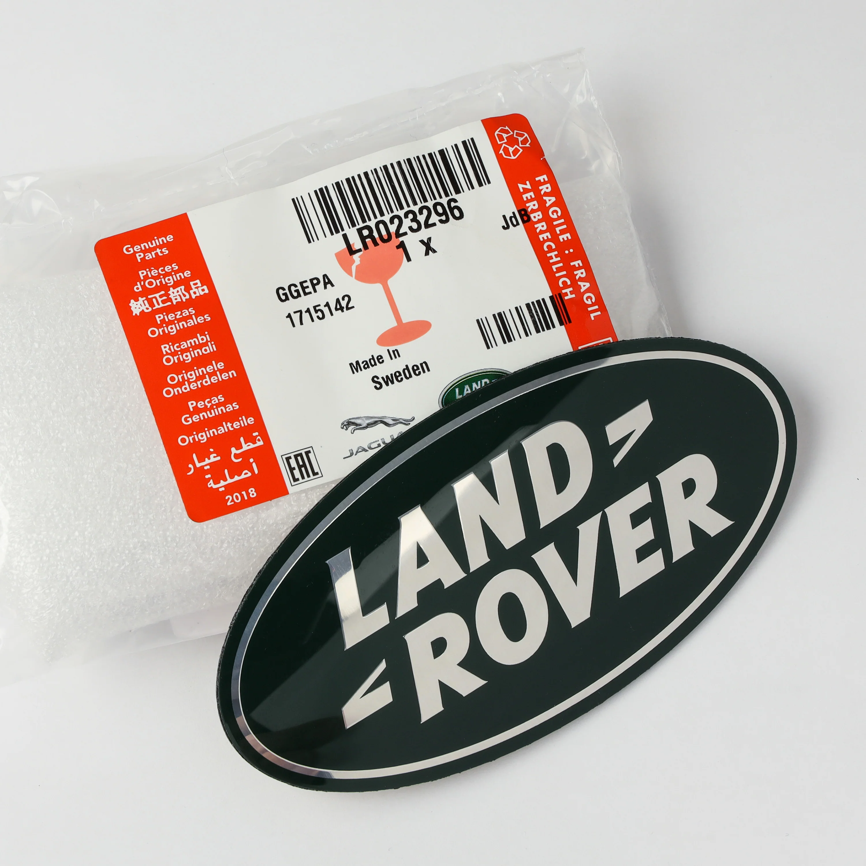 Genuine Front Grille Badge in Green and Silver (104mmx53mm) - Image 2