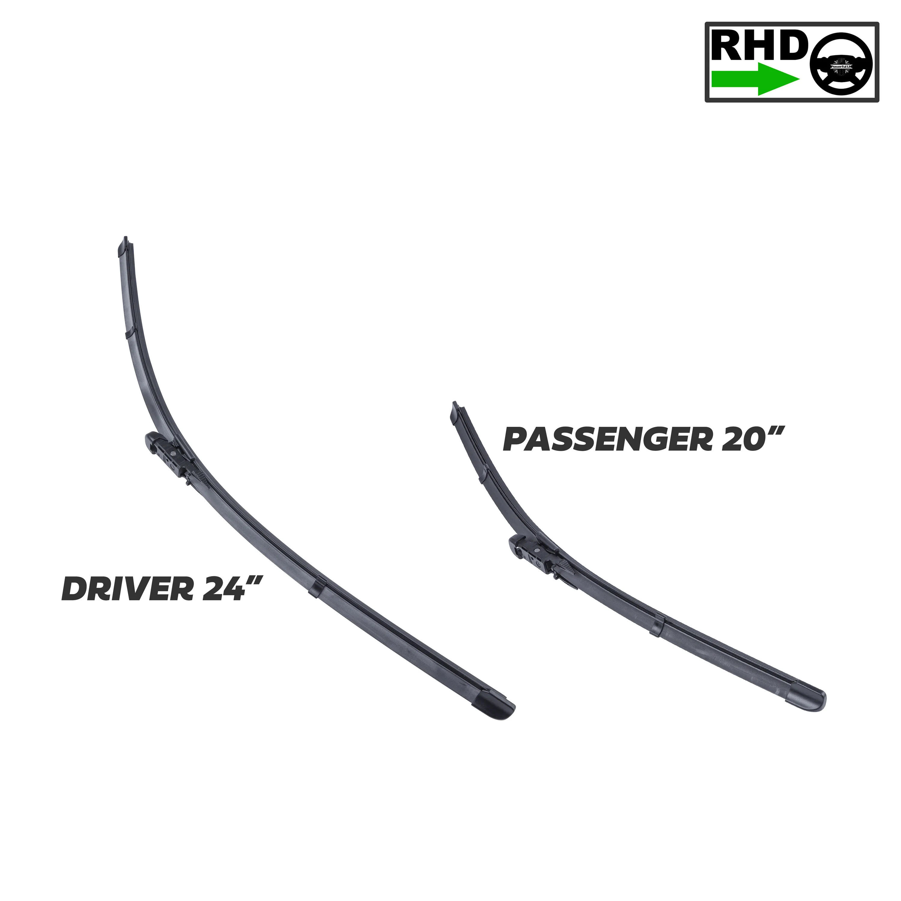 Genuine Front Wiper Blades (PAIR) for Land Rover Freelander 2 - RHD - Image 6