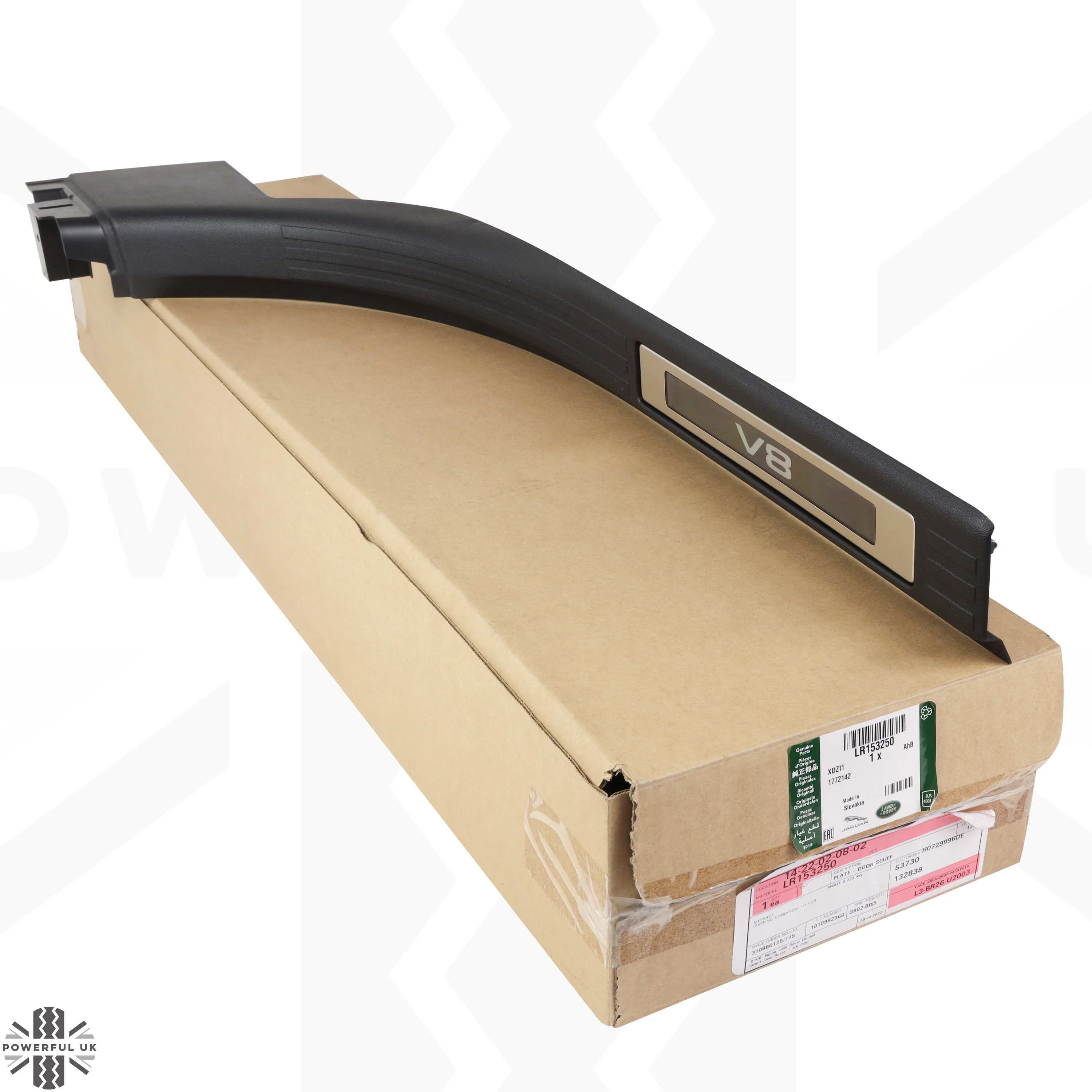 Genuine Illuminated V8 Scuff Plate for Land Rover Defender L663 (110/130) - Right - Image 3