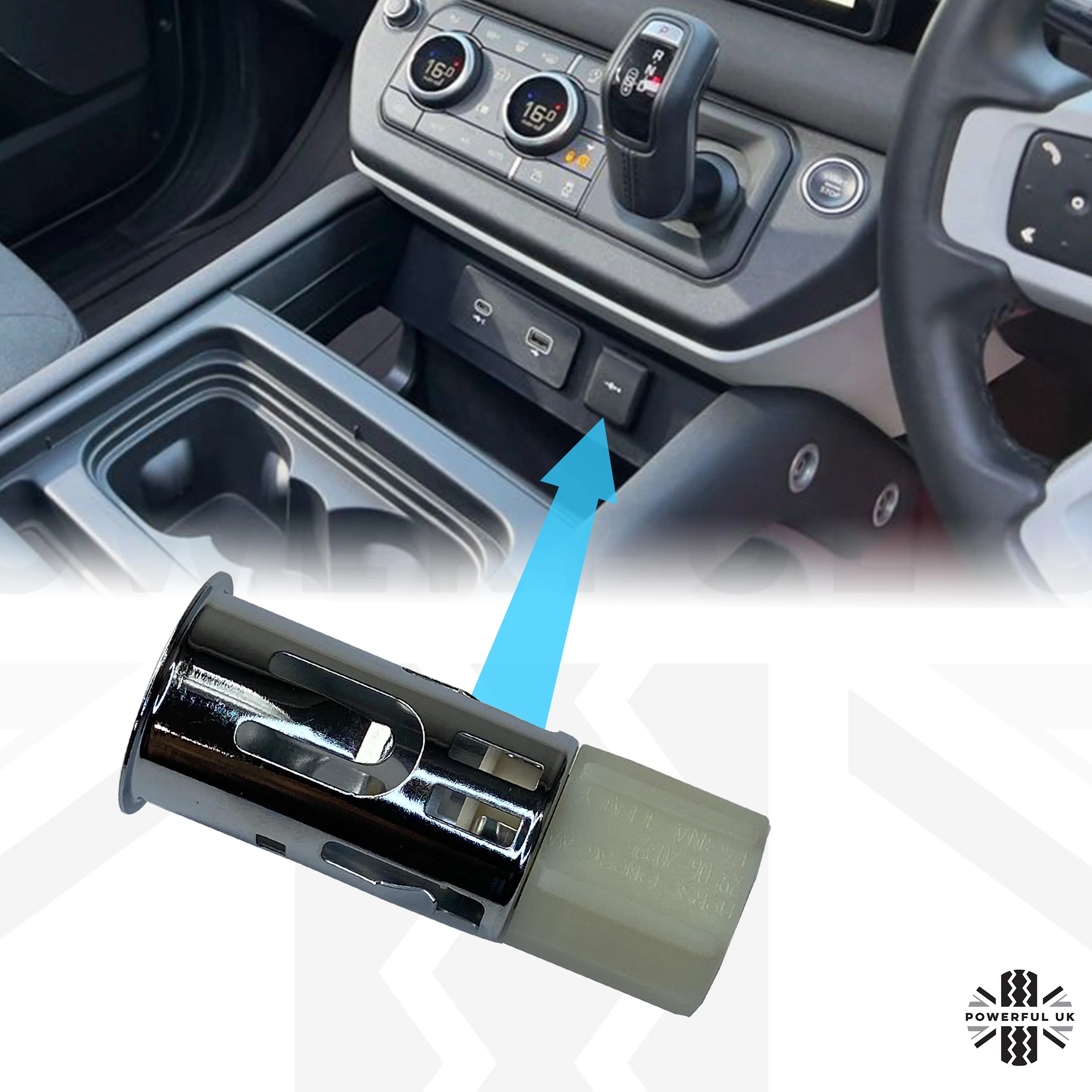 Genuine Interior Power Outlet Cigar Lighter Base for Land Rover Defender L663 - Image 6