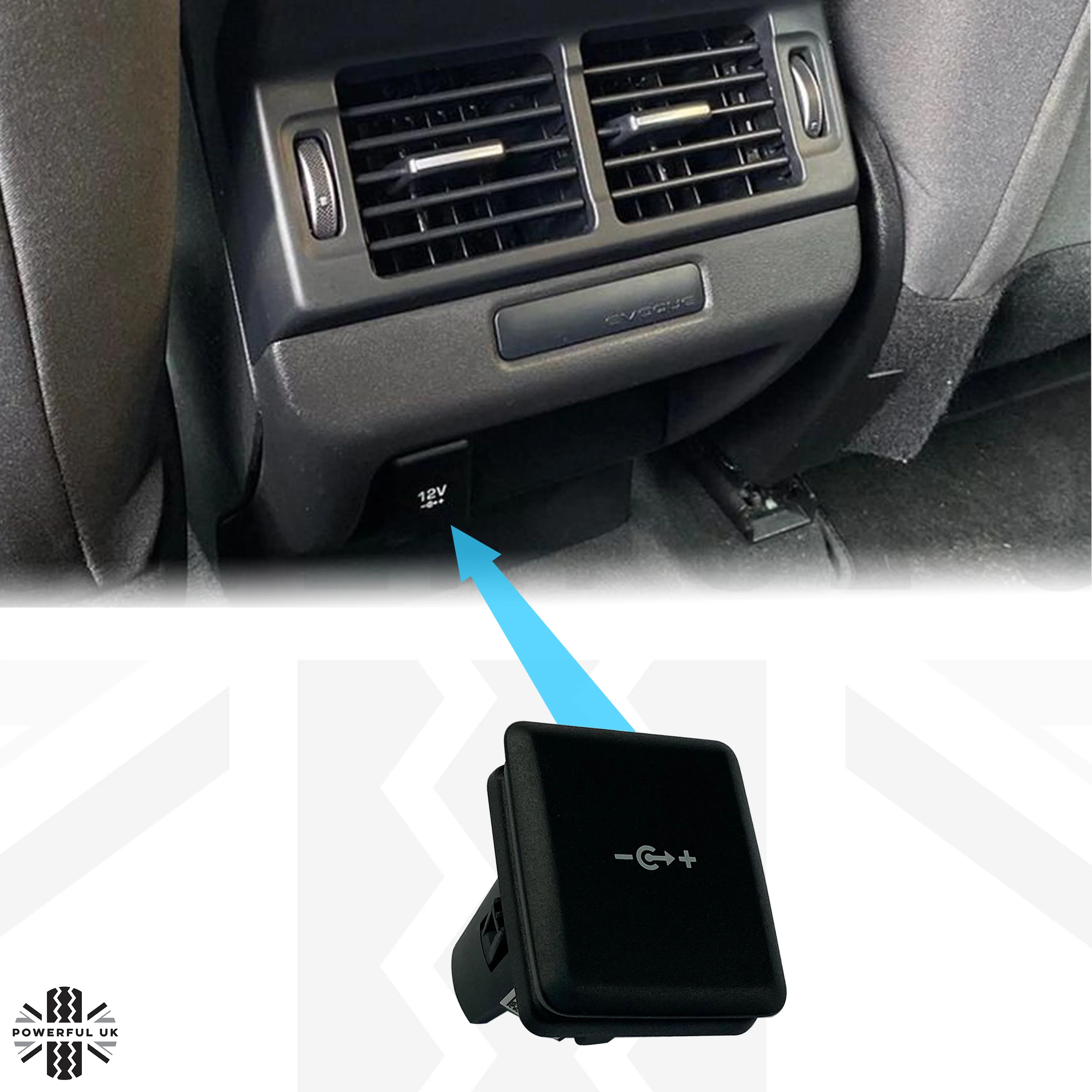 Genuine Interior Power Outlet Cover Lid for Range Rover Evoque 2 2019+ - Image 8
