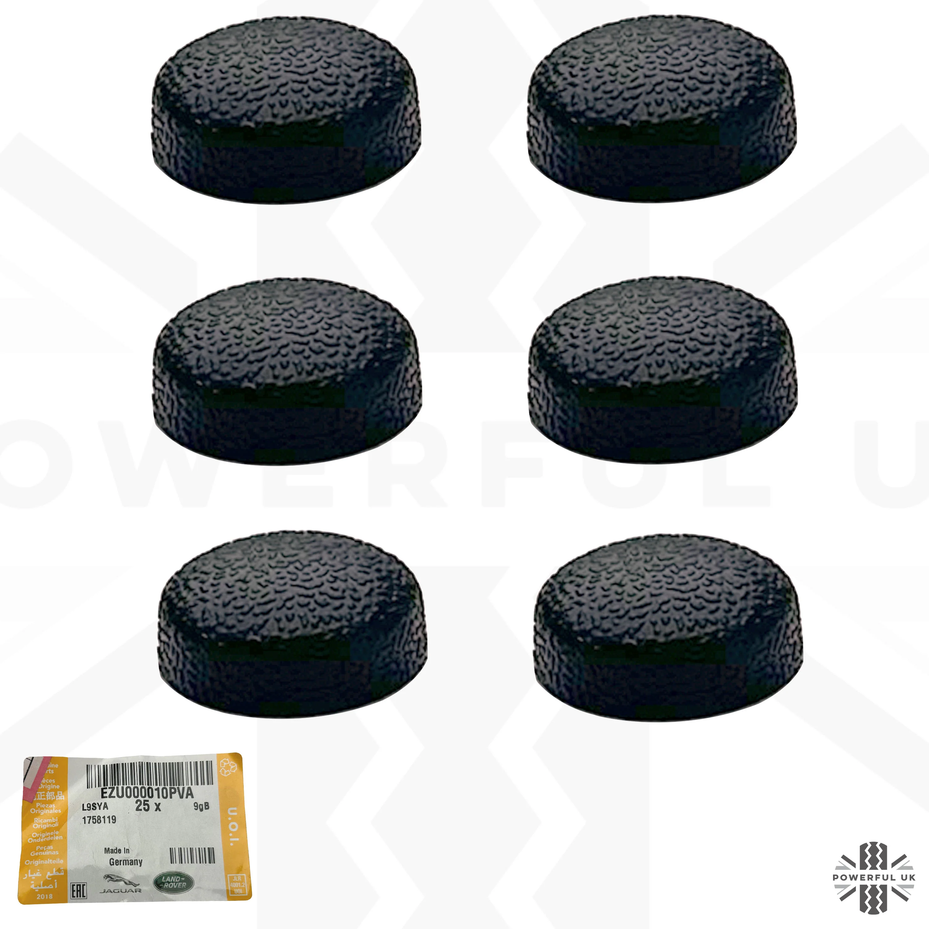 Genuine Interior Tailgate Screw Caps for Range Rover L322 - 6pcs - Image 3