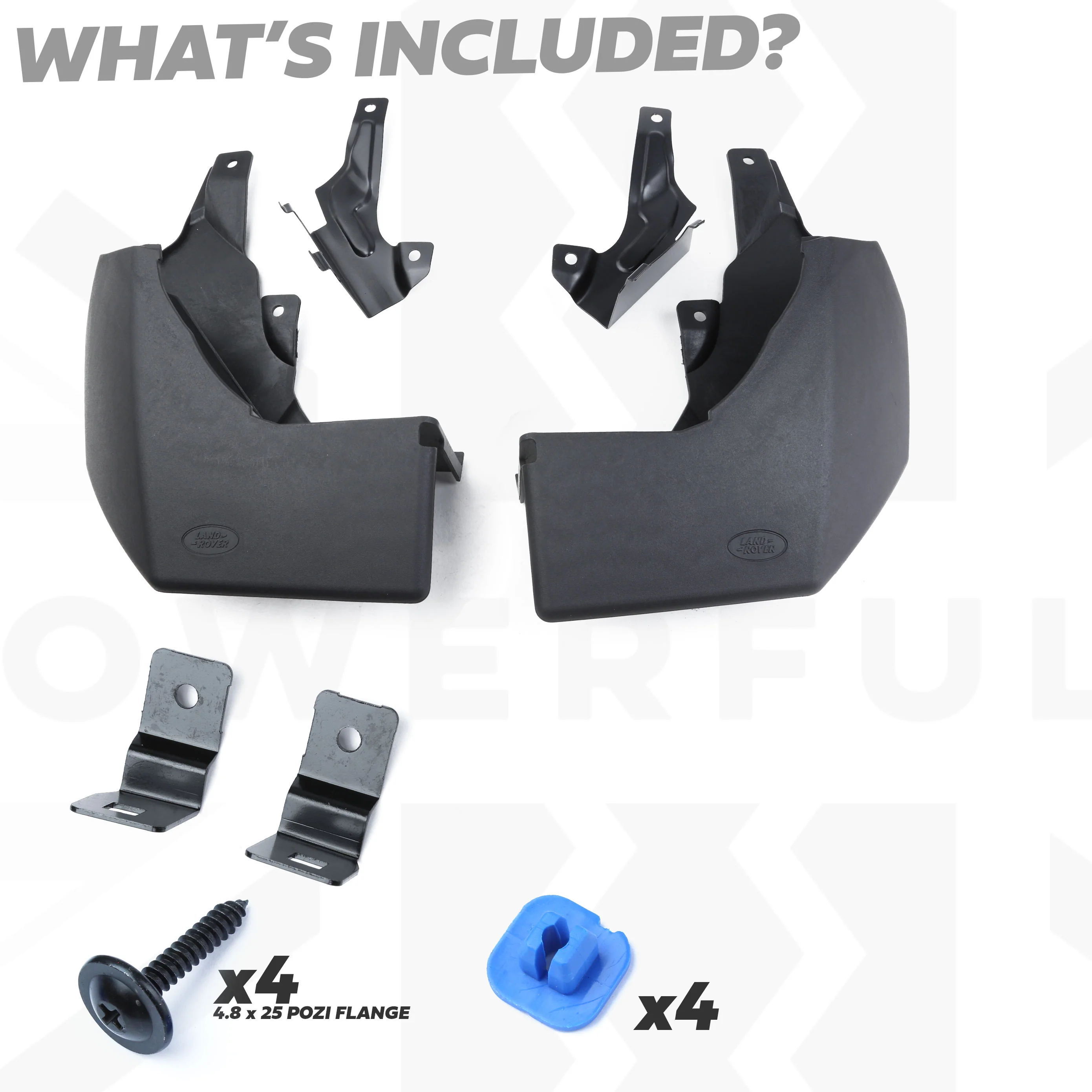 Genuine Mudflap Kit - Rear - for Land Rover Discovery 3(2009) & Discovery 4 - Image 3