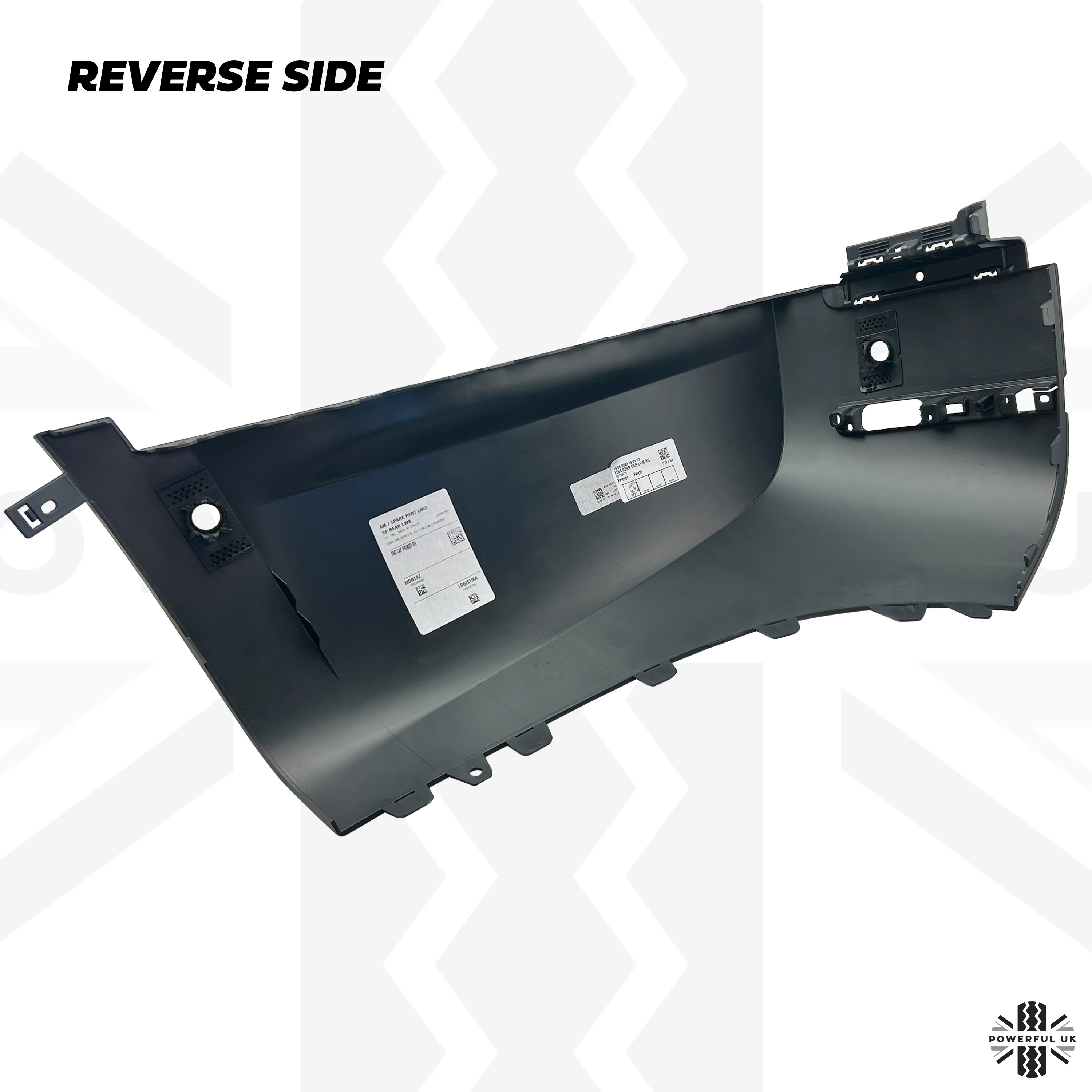 Genuine Rear Bumper Corner for Land Rover Defender L663 130 in Primer - RIGHT - Image 2