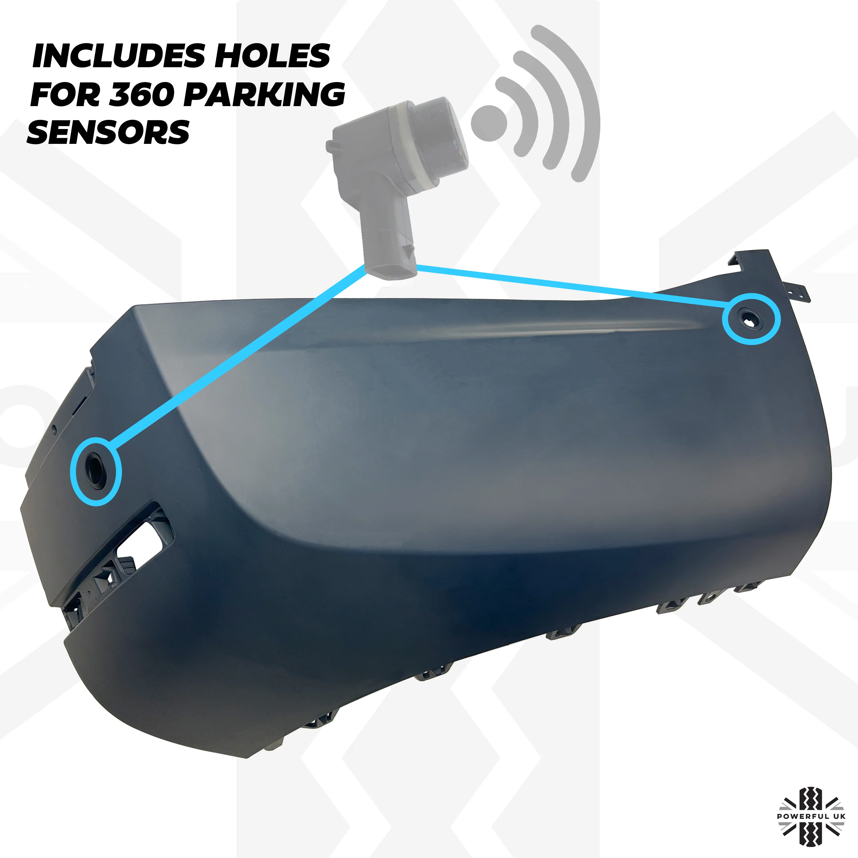 Genuine Rear Bumper Corner for Land Rover Defender L663 130 in Primer - RIGHT - Image 3