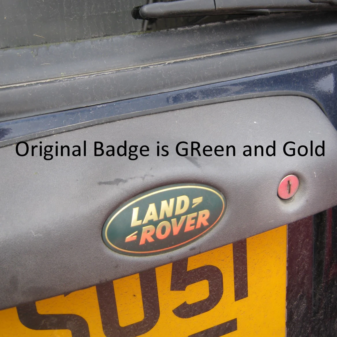 Genuine Rear Door Badge - Black & Silver - for Land Rover Freelander 1 - Image 5