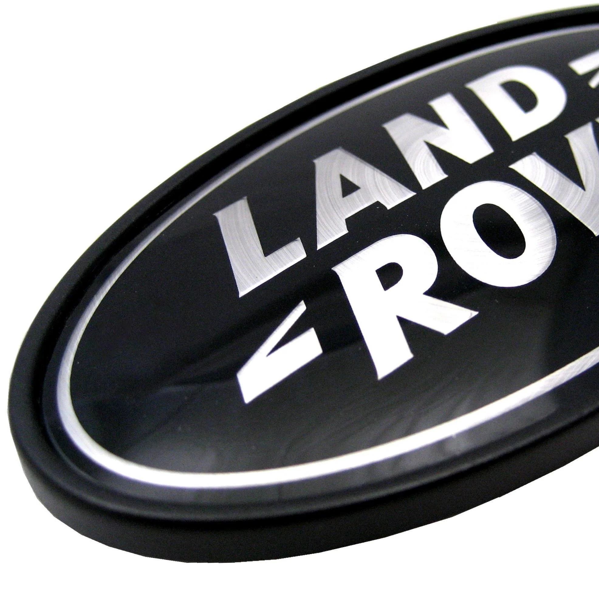 Genuine Rear Tailgate Badge - Black & Silver - for Land Rover Freelander 1