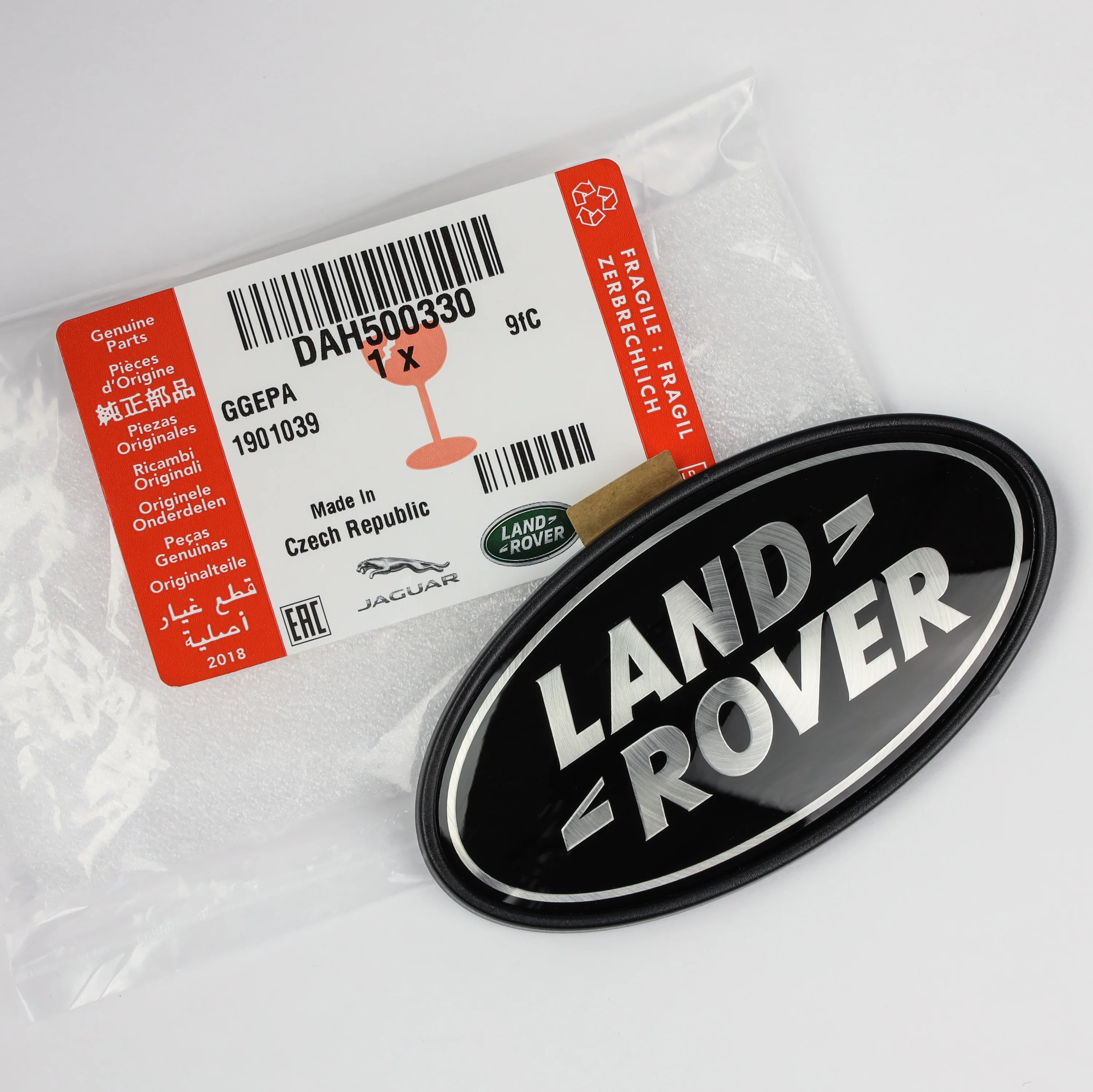 Genuine Rear Tailgate Badge - Black & Silver - for Land Rover Freelander 1 - Image 2