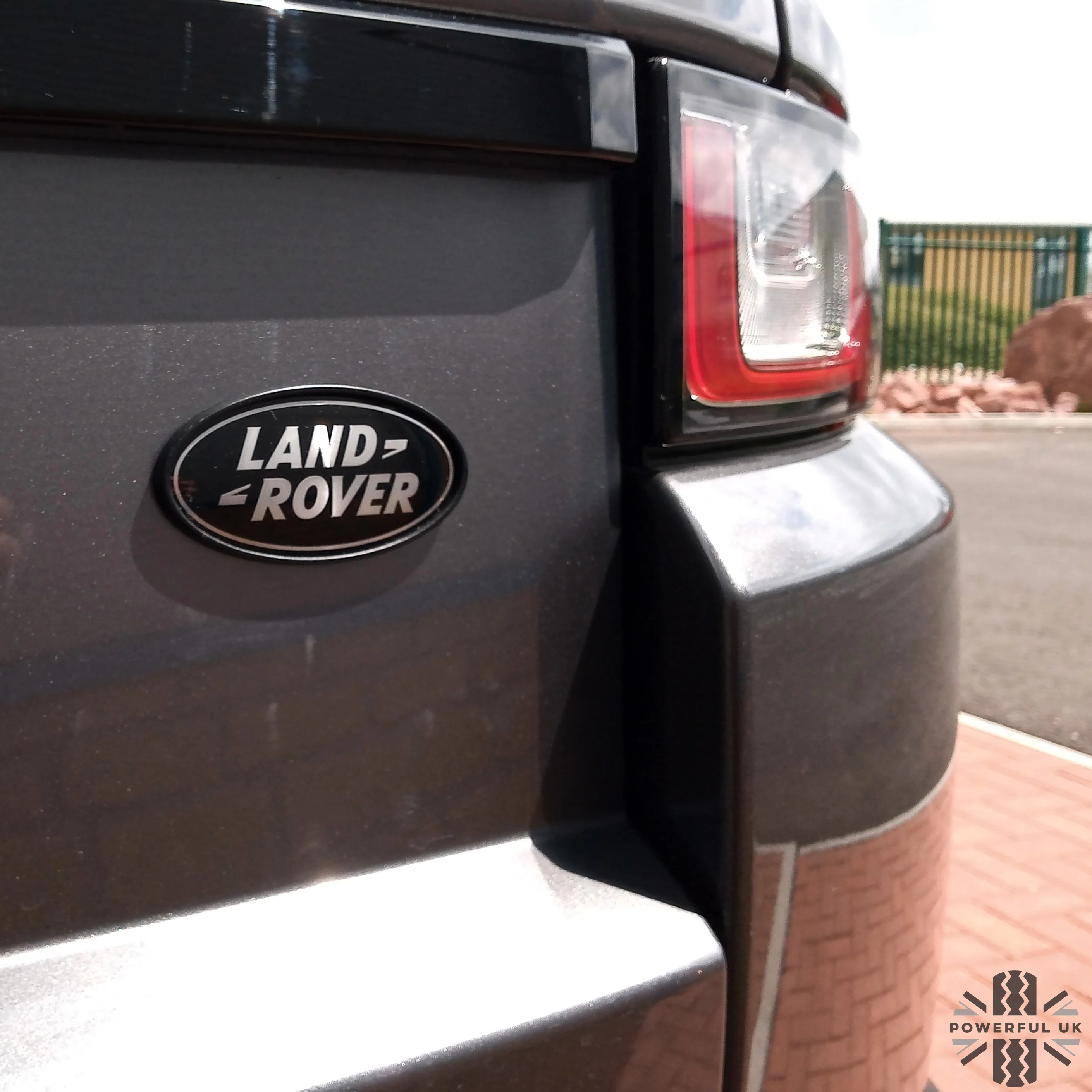 Genuine Rear Tailgate Badge - Black & Silver - plus Template for Range Rover Evoque 1 - Image 11