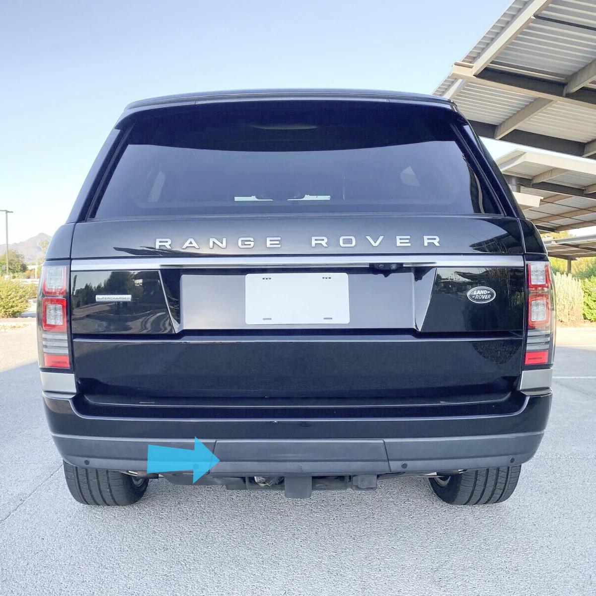 Genuine Rear Tow Eye Cover for Range Rover L405 - for Fixed/NAS Towbar - Image 2